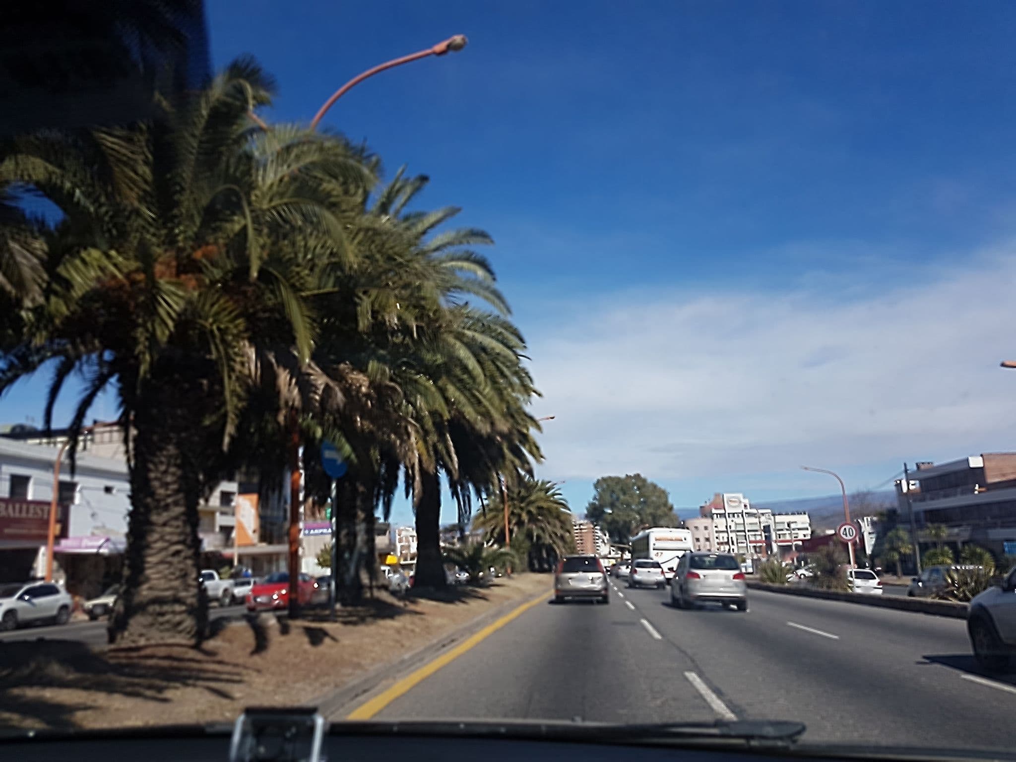 Street view near Alpre Hotel, Villa Carlos Paz