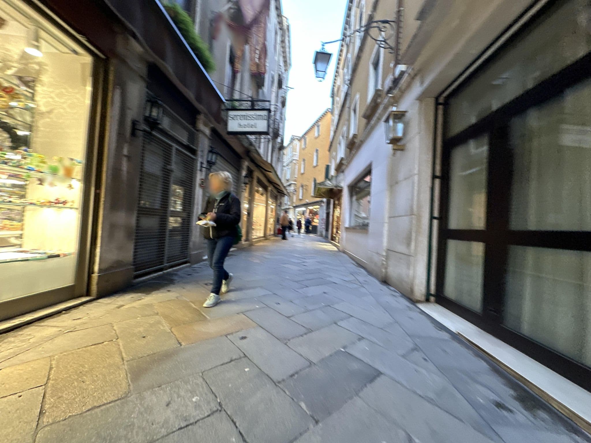 Street view near Hotel Serenissima, Venice