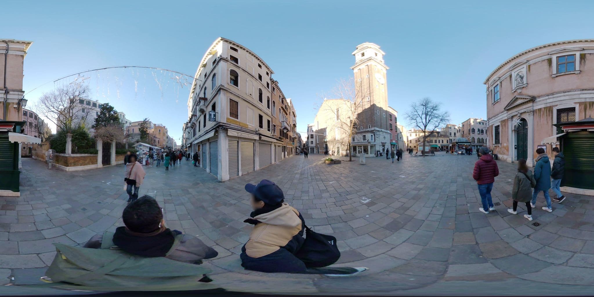 Street view near Hotel al Sotoportego, Venice