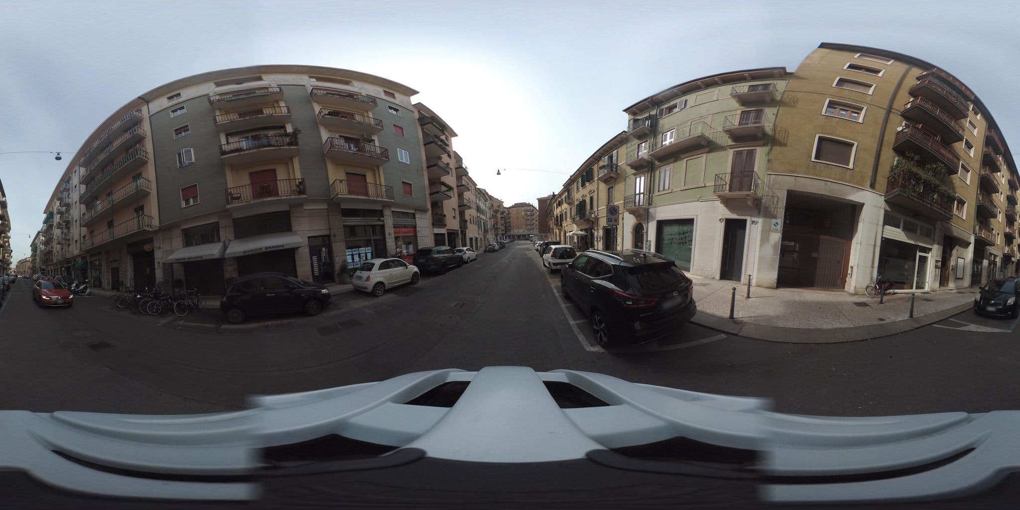 Street view near Hotel Siena Verona, Verona