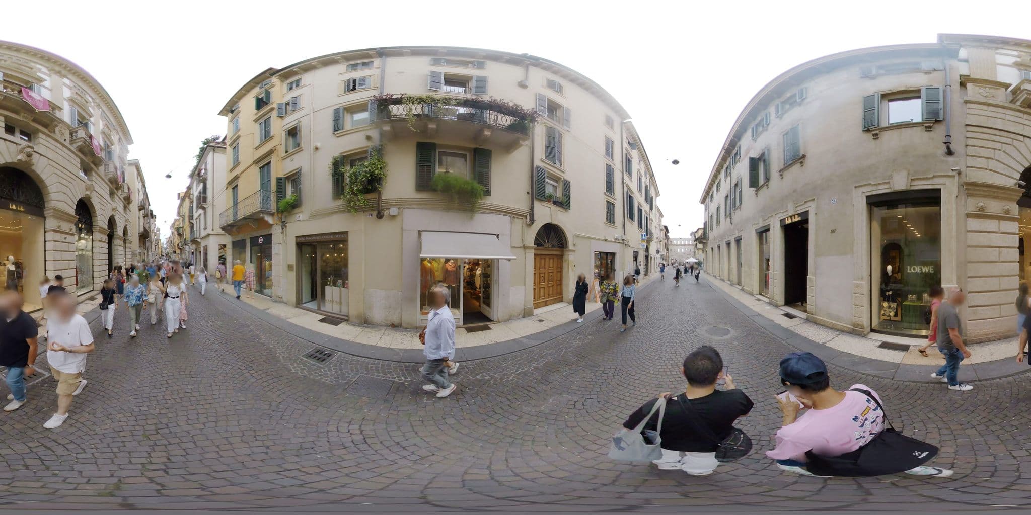 Street view near Palazzo Monga Boutique Guesthouse, Verona