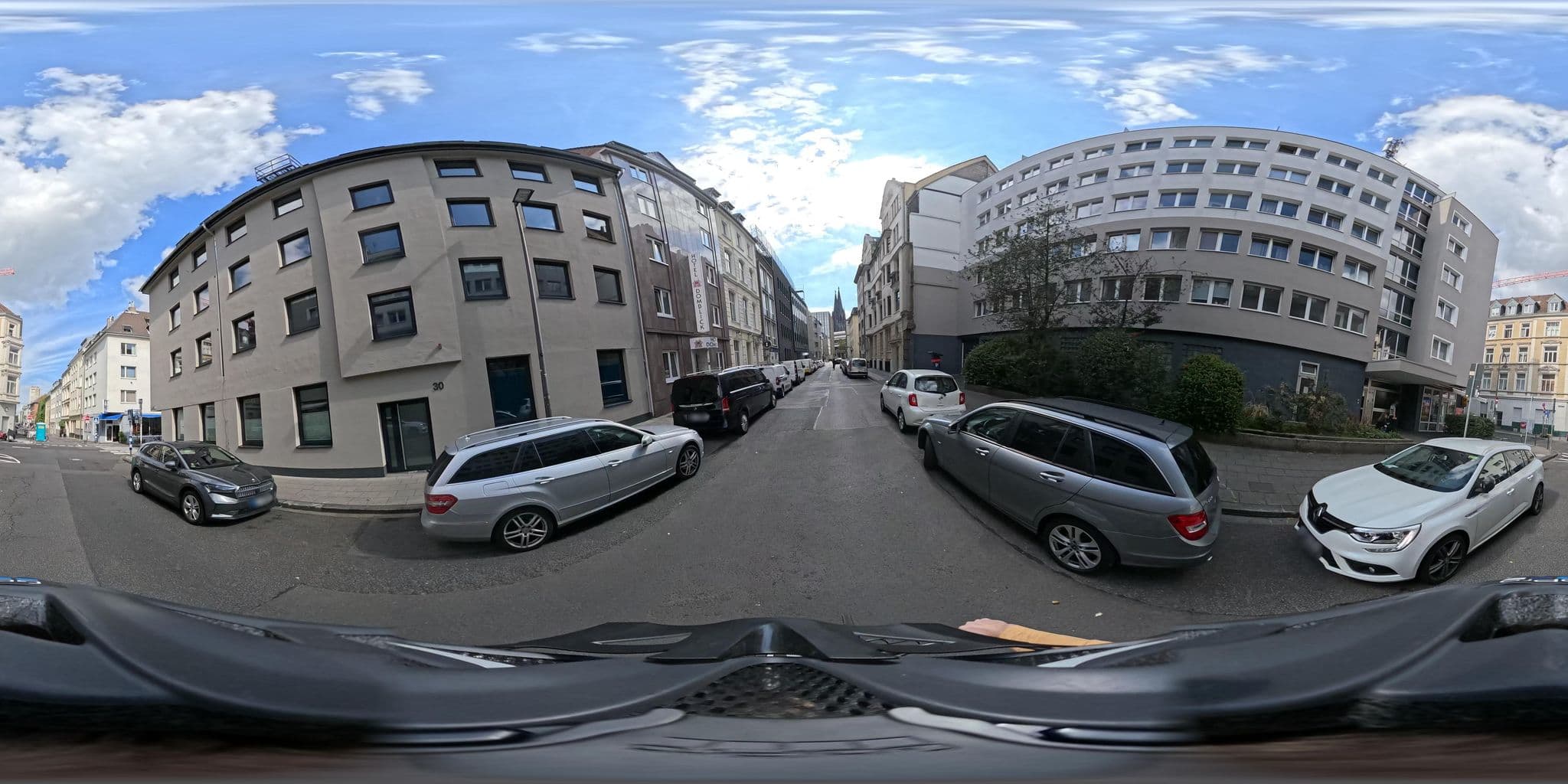 Street view near Hotel Domblick, Altstadt Nord — © popball (CC BY-SA · Mapillary)