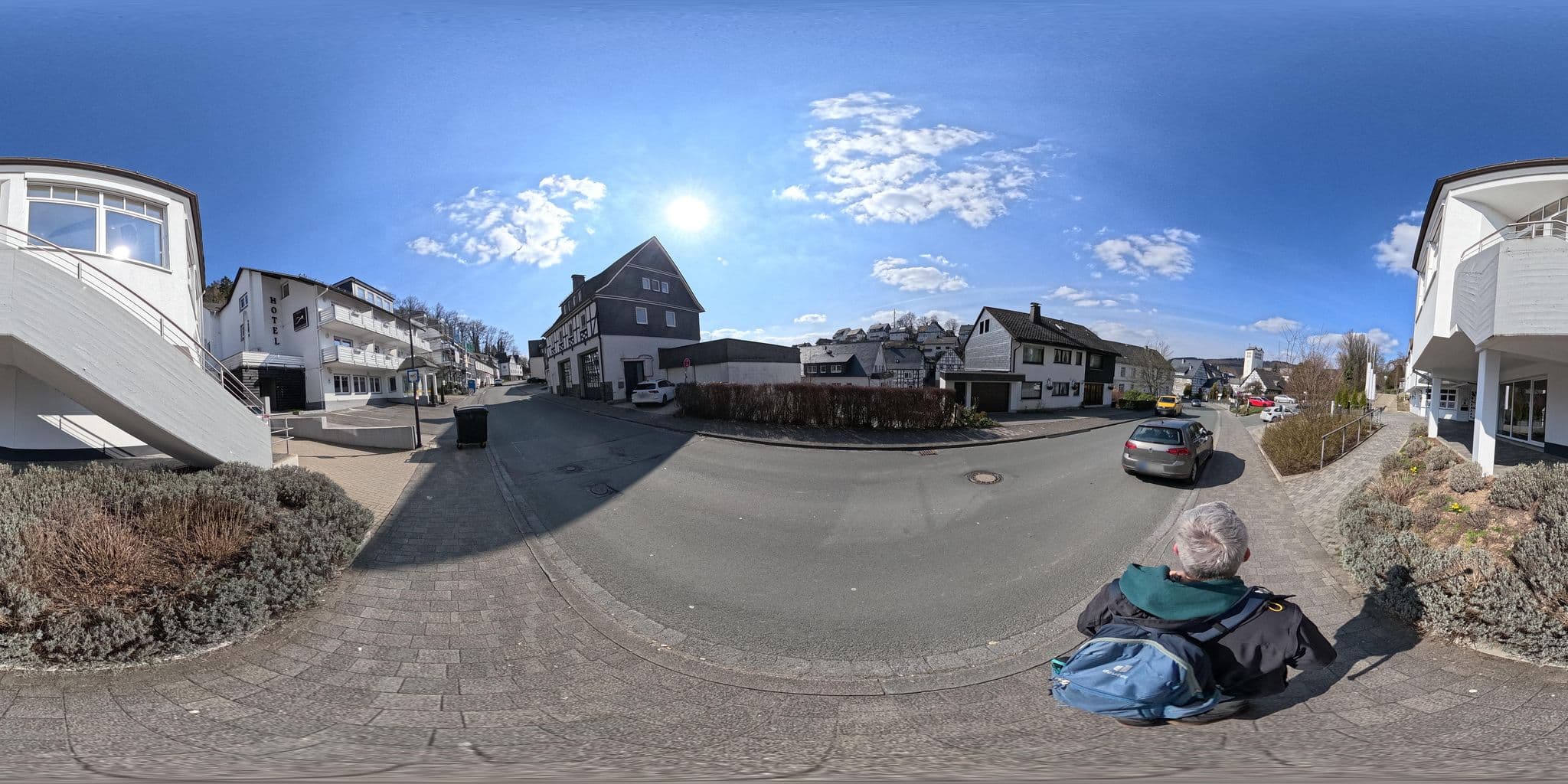 Street view near auswärts - Dein Hotel im Sauerland, Bad Fredeburg — © ente (CC BY-SA · Mapillary)