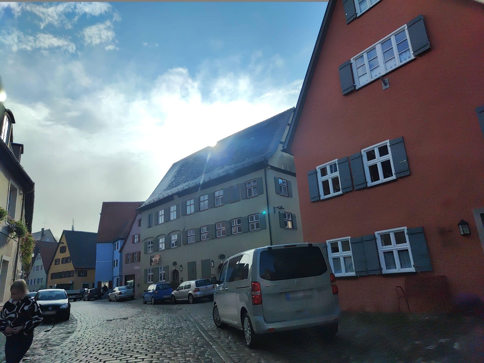 Street view near Romantica Hotel Blauer Hecht Hotel & Restaurant, Dinkelsbühl — © teddy73 (CC BY-SA · Mapillary)