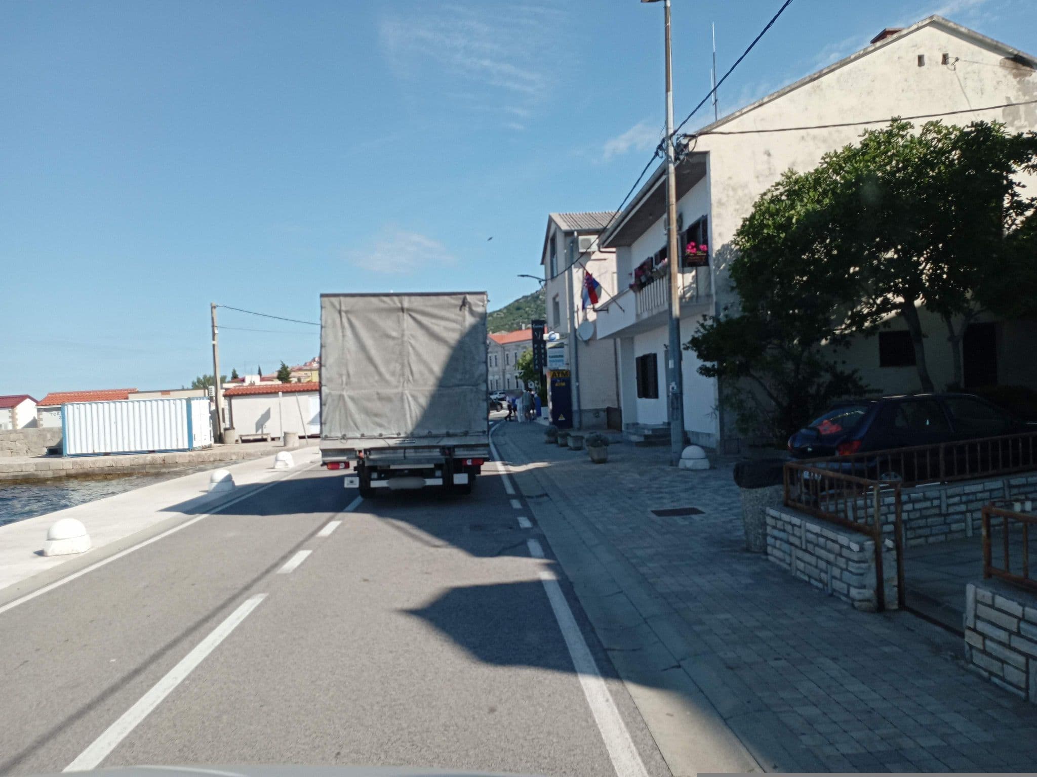 Street view near Hostel Val, Karlobag, Pag — © atze02 (CC BY-SA · Mapillary)