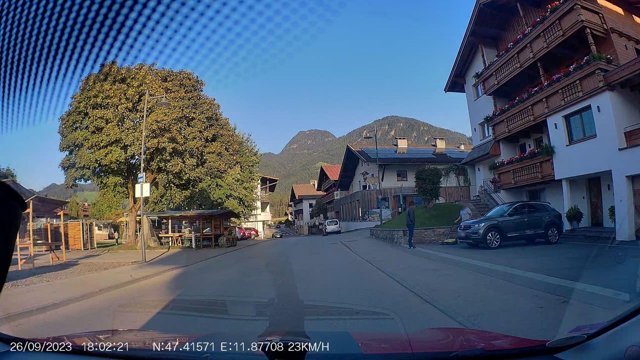 Street view near Pension Claus, Reith im Alpbachtal — © AR88 (CC BY-SA · Mapillary)