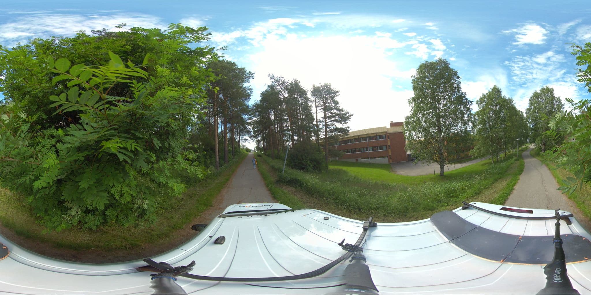 Street view near Guesthouse Borealis, Rovaniemi — © HTJoy (CC BY-SA · Mapillary)