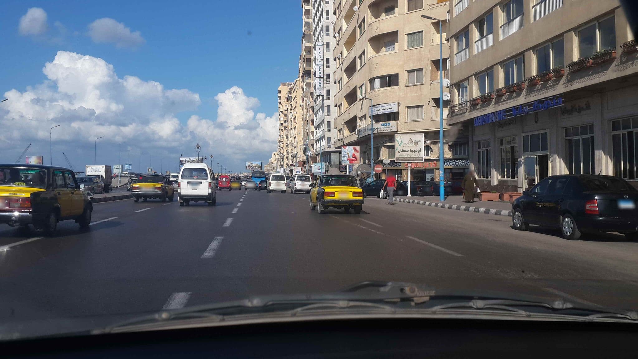 Street view near Cleopatra Hotel, Alexandria — © maptec (CC BY-SA · Mapillary)