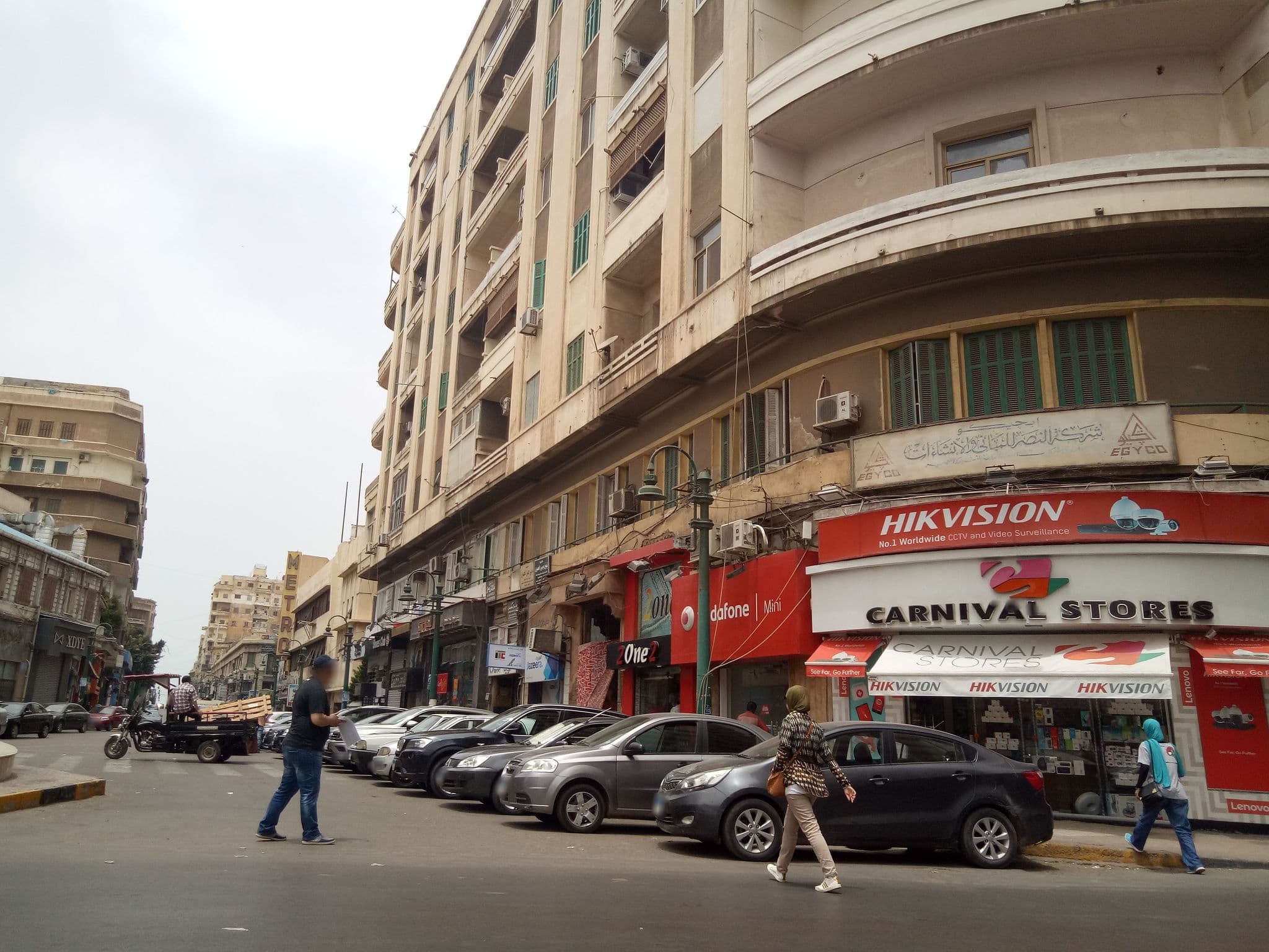 Street view near Thagr Hotel, Alexandria — © cleopatra (CC BY-SA · Mapillary)