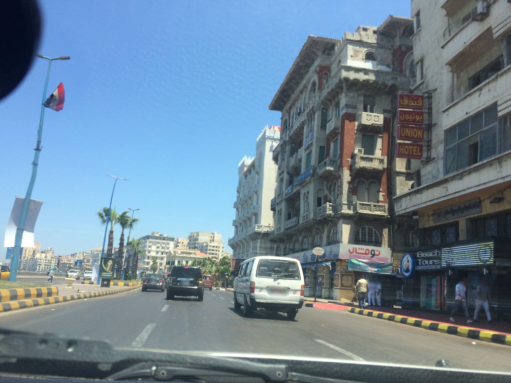 Street view near Union Hotel Alexandria, Alexandria — © abbasomar (CC BY-SA · Mapillary)