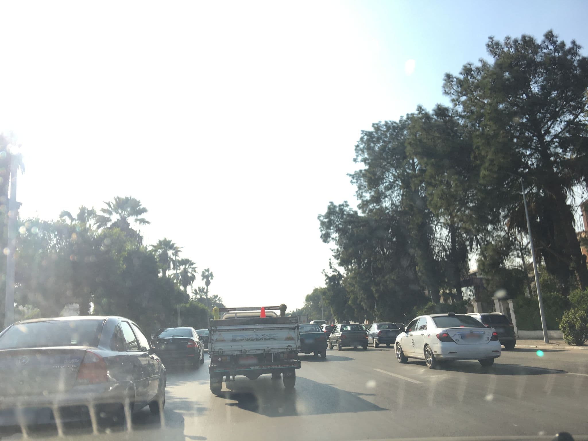 Street view near بالطريج رايحه الفندق, Madīnat an Naşr — © myoussef87 (CC BY-SA · Mapillary)