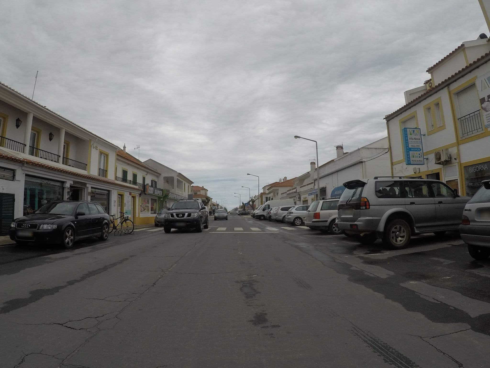 Street view near Apartamentos Vila Nova, Vila Nova de Milfontes — © chrisbeddow (CC BY-SA · Mapillary)