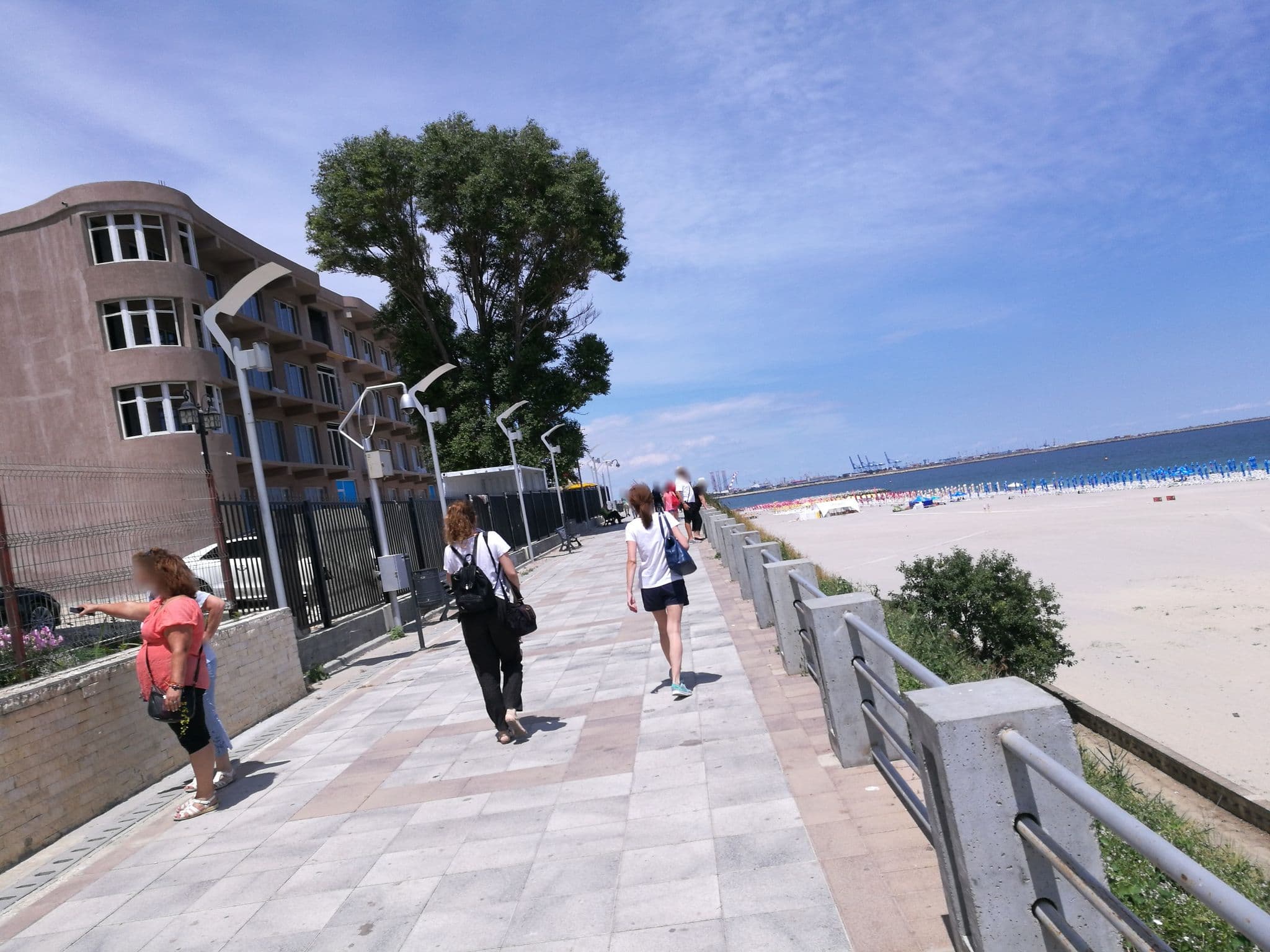 Street view near Gala Apartments, Eforie Nord