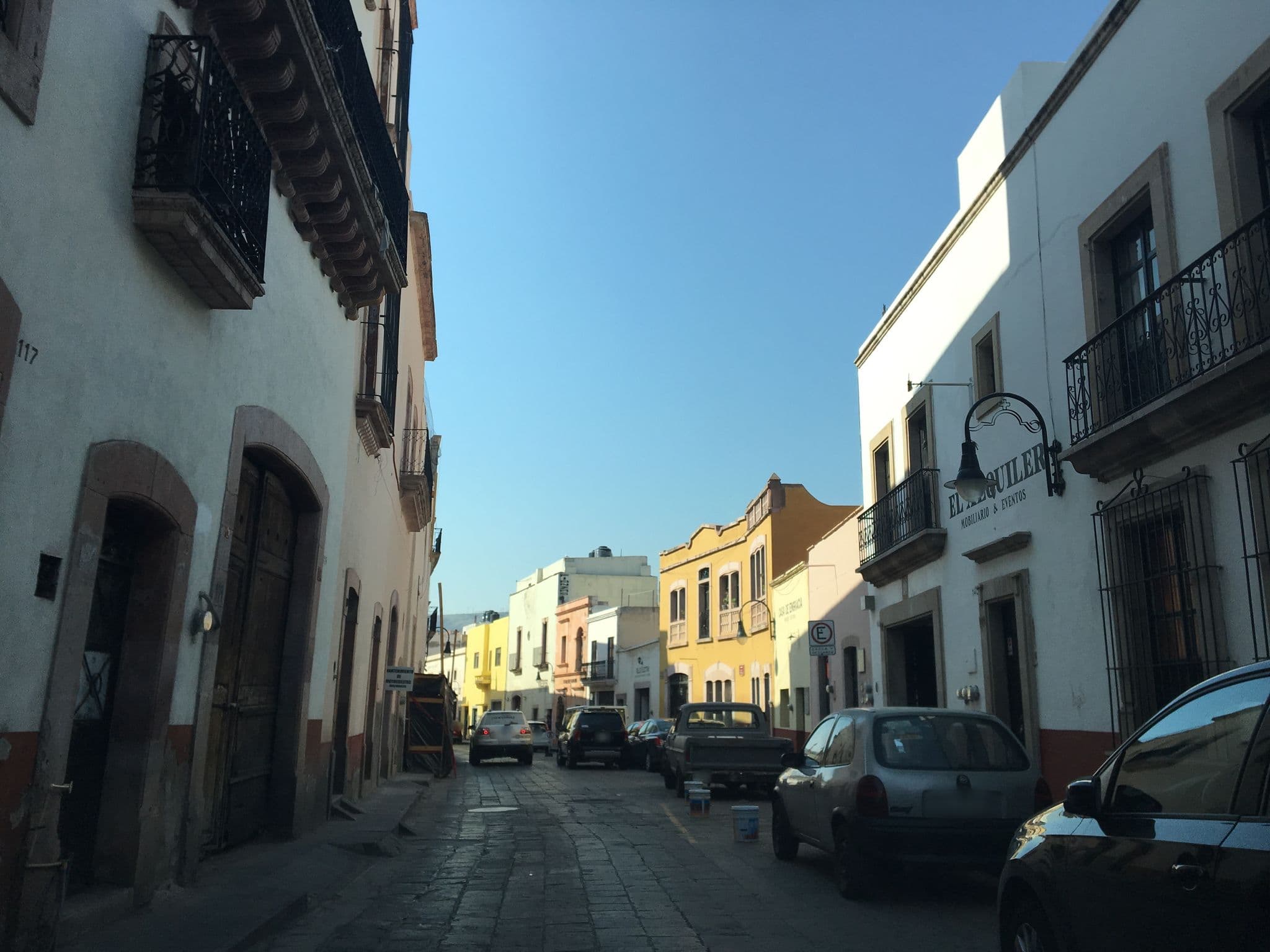 Street view near Cinthia's House, Zacatecas — © ccossio (CC BY-SA · Mapillary)