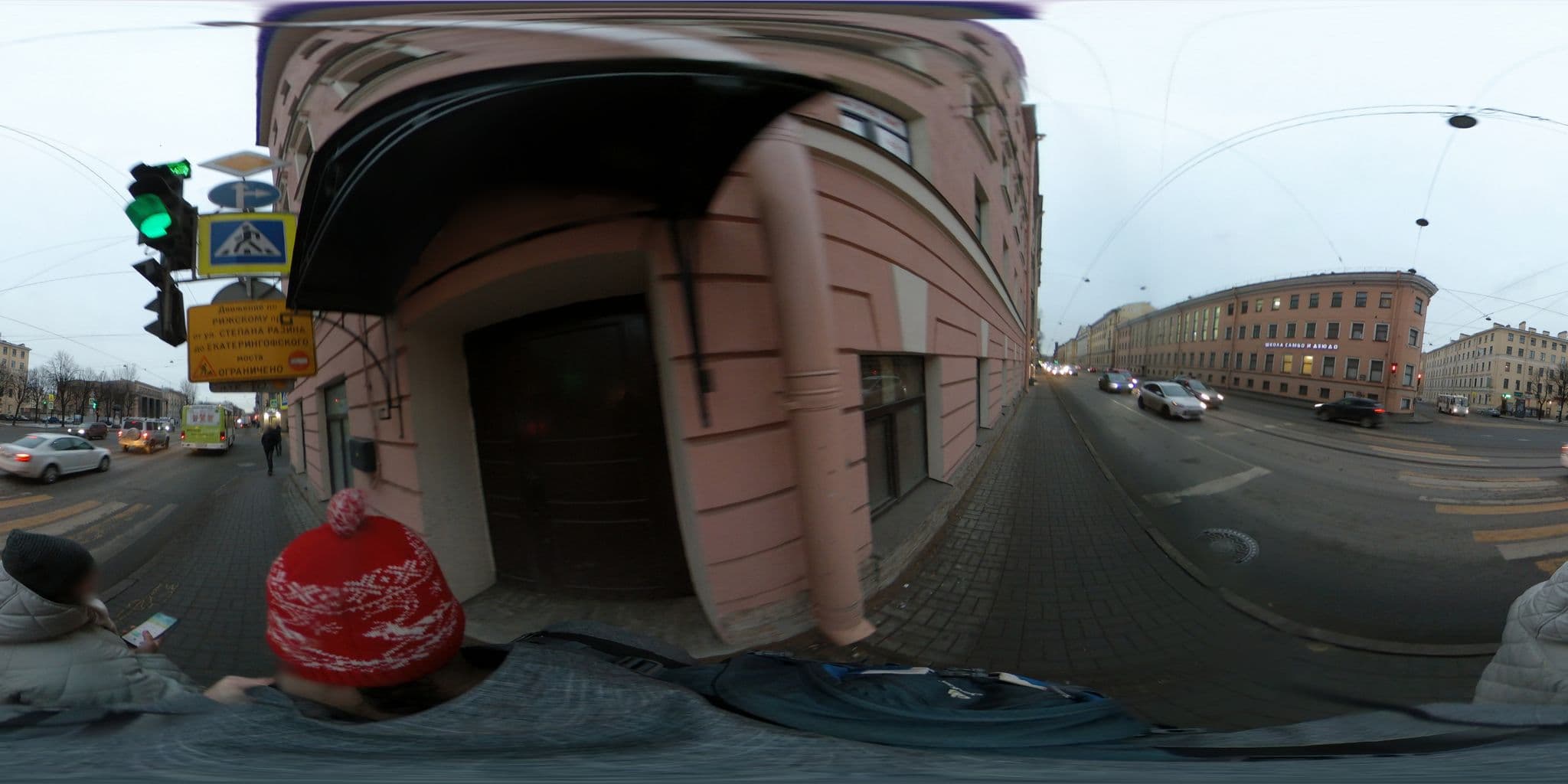 Street view near Апарт-Отель "На Рижском", Admiralteisky — © vlivyur (CC BY-SA · Mapillary)