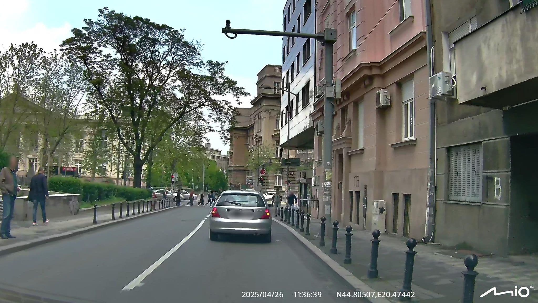 Street view near Lola Hotel, Belgrade