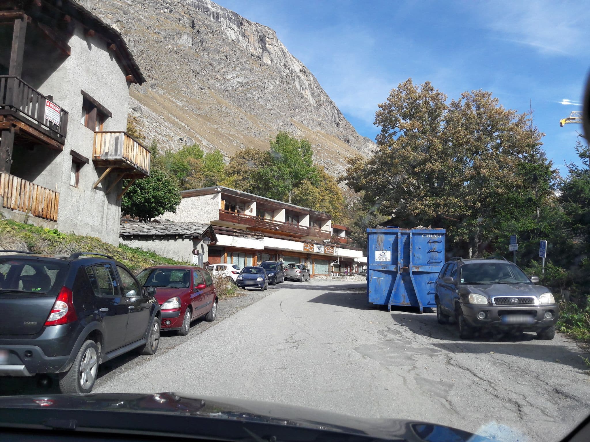 Street view near Aster, Val-d'Isère