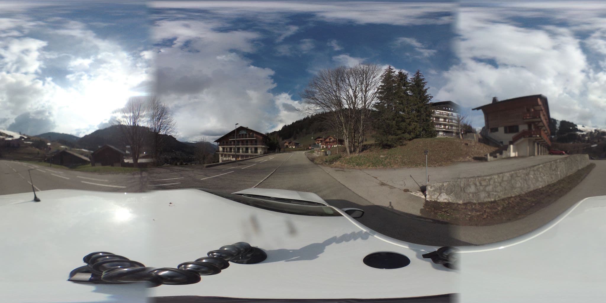 Street view near Hôtel Borderan, La Clusaz — © arteragence (CC BY-SA · Mapillary)