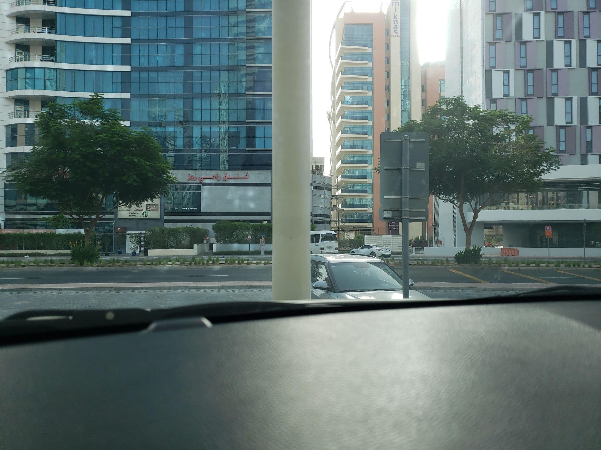 Street view near Rooftop Swimming Pool @ Ramee Rose Hotel, Knowledge Village — © mapfool (CC BY-SA · Mapillary)