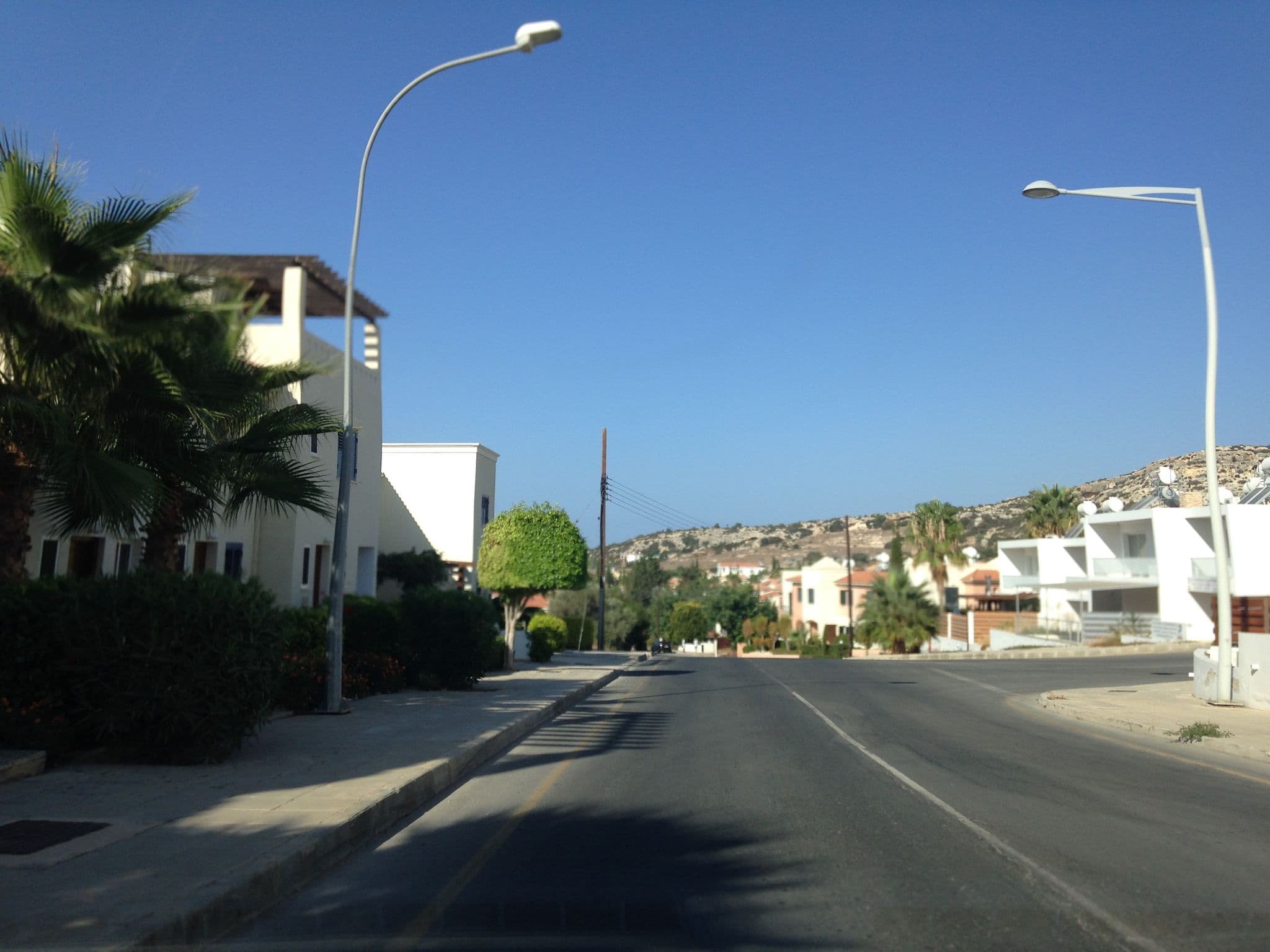 Street view near Irini Gardens, Pégeia — © vlish (CC BY-SA · Mapillary)