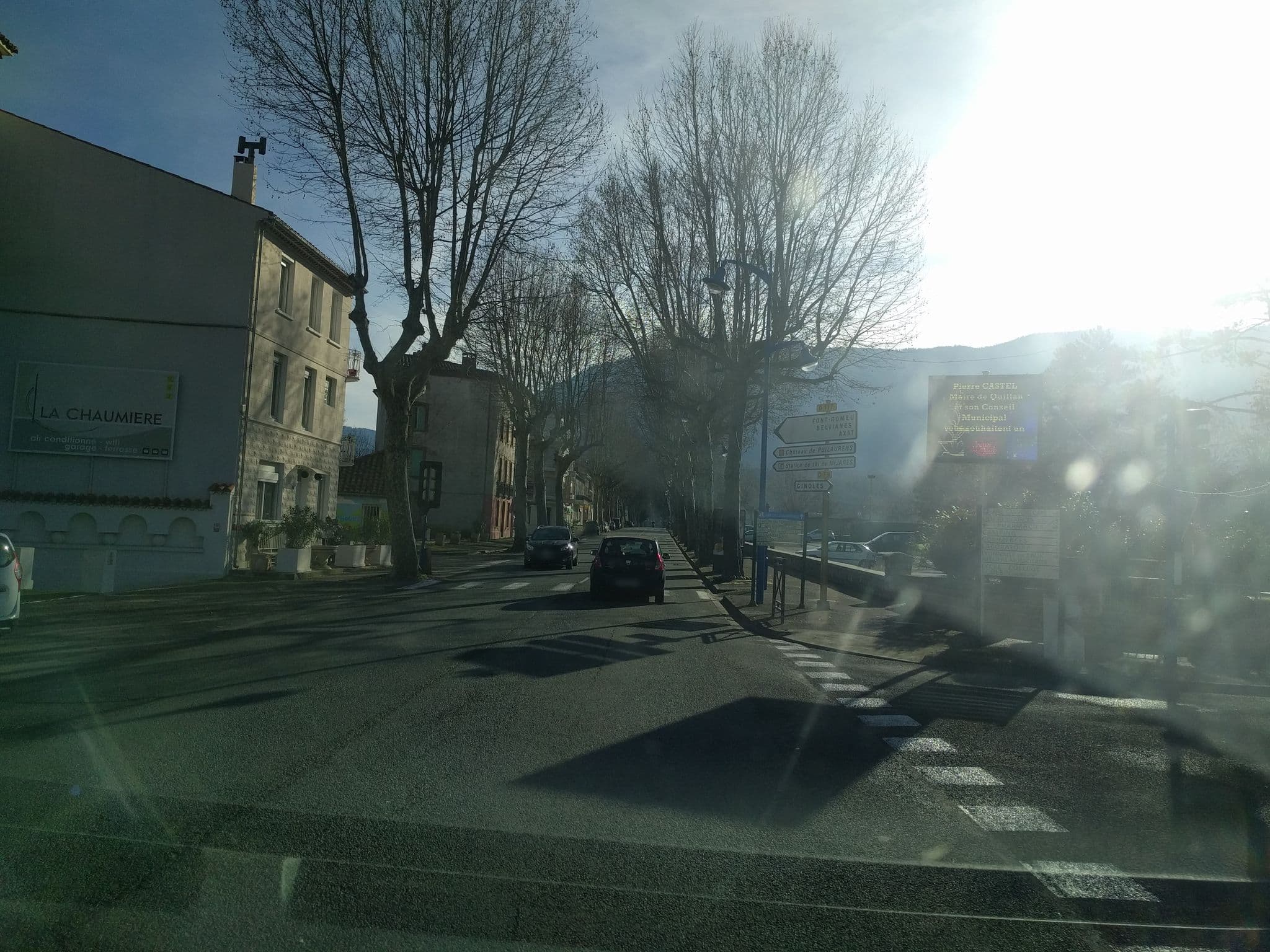 Street view near La Chaumière, Quillan — © frodrigo (CC BY-SA · Mapillary)