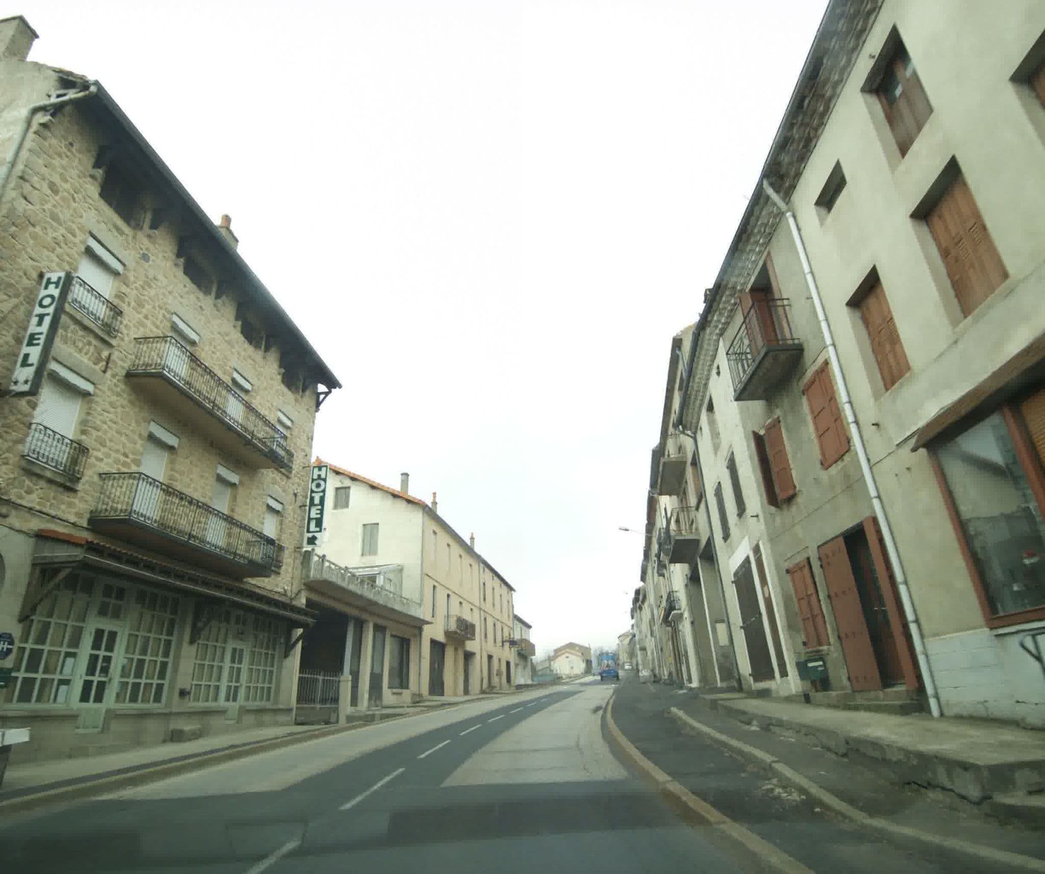 Street view near Hôtel restaurant le Ponant, Gîte de Stevenson, Langogne — © sogefi (CC BY-SA · Mapillary)