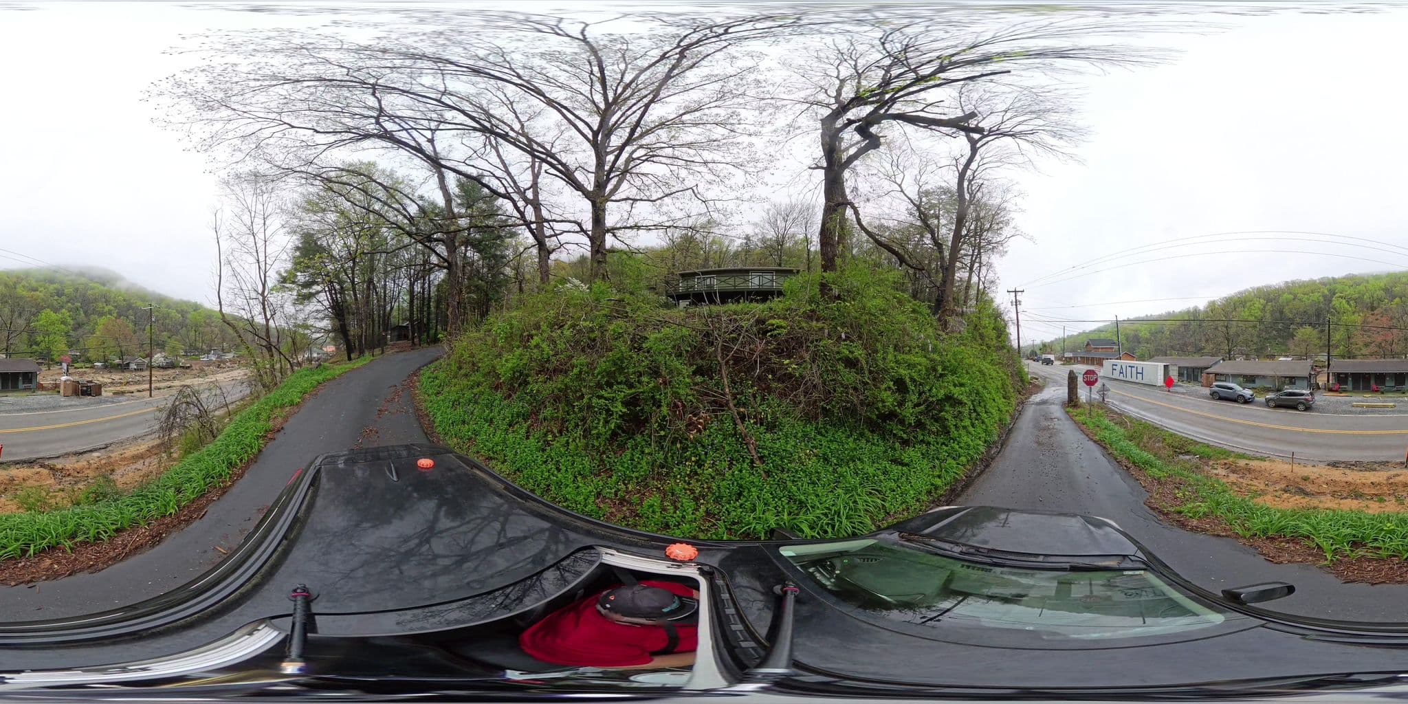 Street view near The Riverside Lodge at Chimney Rock, Lake Lure — © SugarFreePro (CC BY-SA · Mapillary)