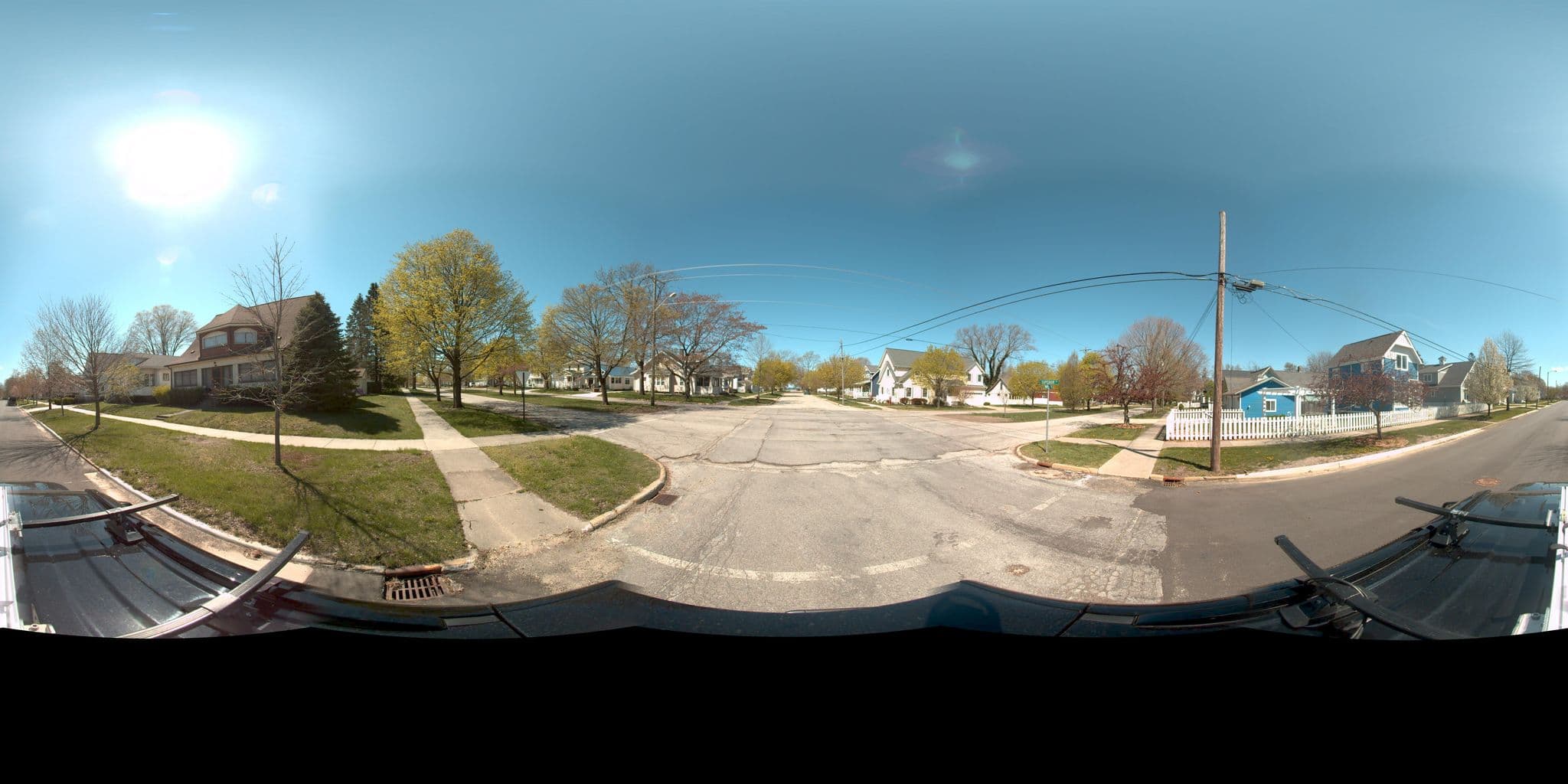 Street view near The Pink Lady, Paw Paw Lake — © rking (CC BY-SA · Mapillary)