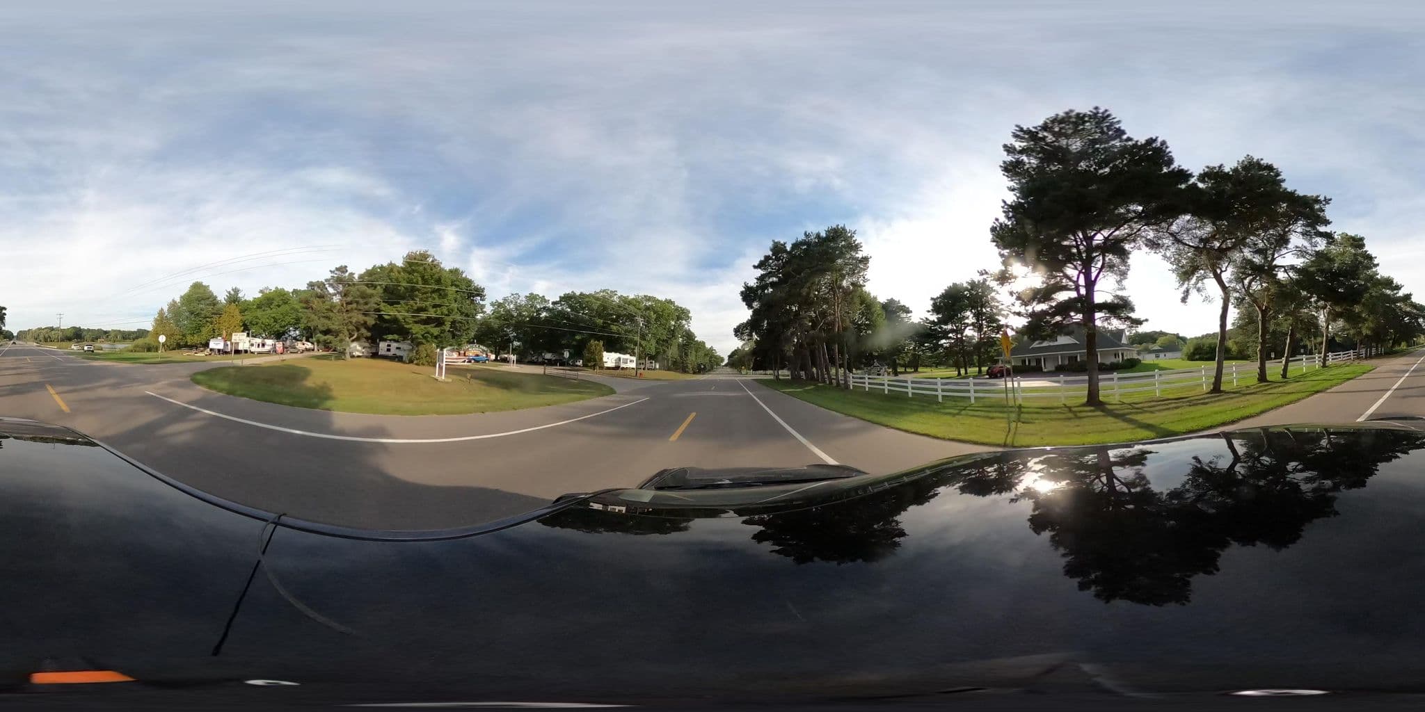 Street view near Cabe Court House Cottage, Ludington — © treestryder (CC BY-SA · Mapillary)