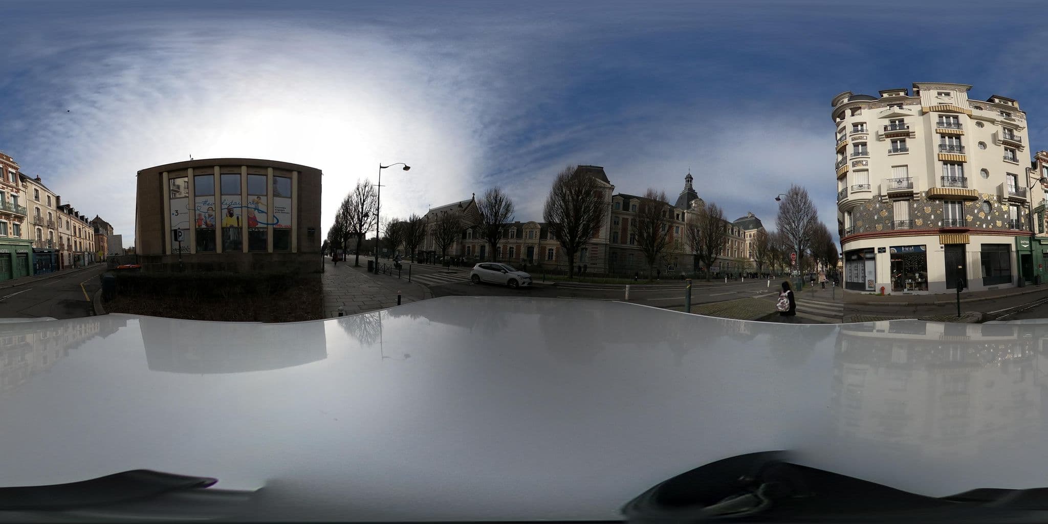 Street view near Hôtel Garden, Rennes — © Caramel (CC BY-SA · Mapillary)