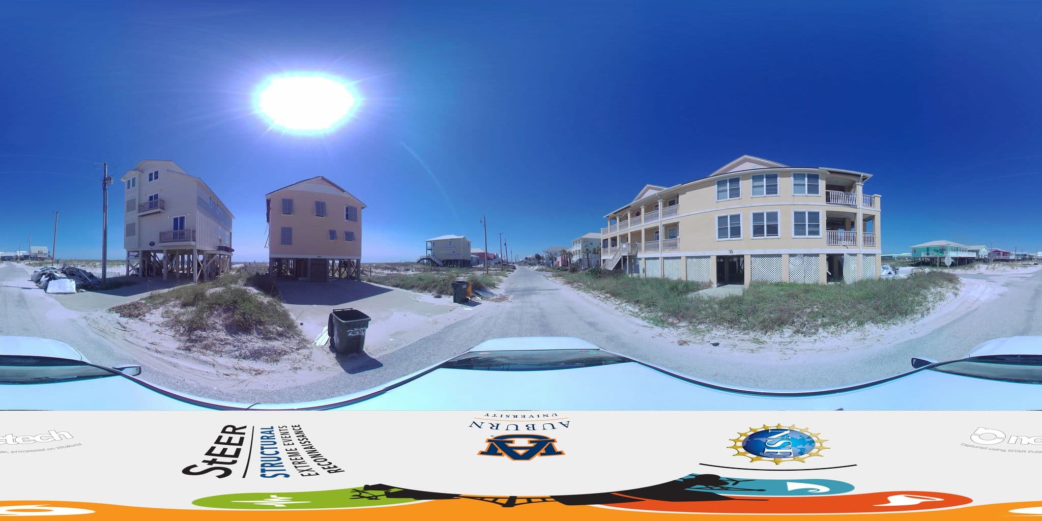Street view near Rushing Beach House, Dauphin Island — © steer360network (CC BY-SA · Mapillary)