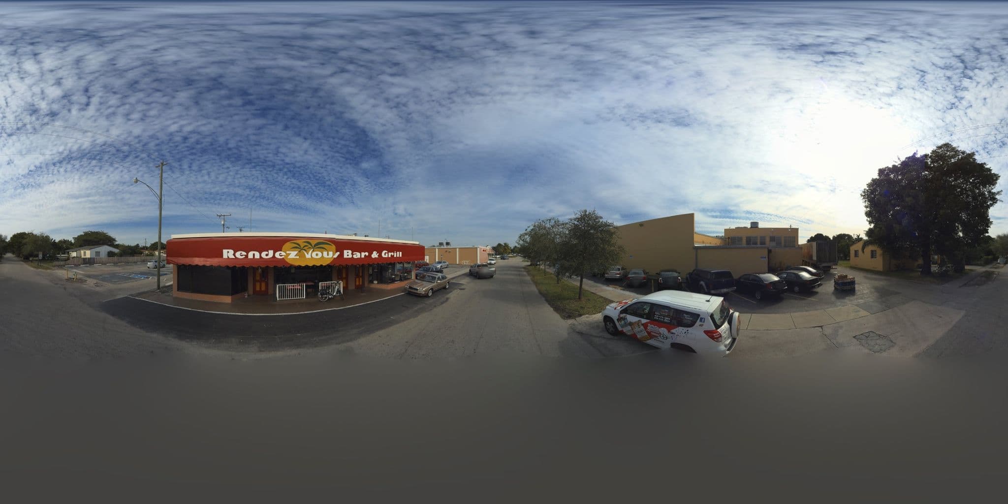 Street view near Schwart's deli & grill, Hallandale Beach — © microsoft (CC BY-SA · Mapillary)