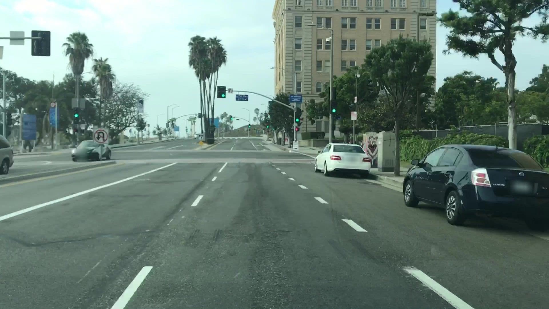 Street view near Motel 6, San Pedro — © lvl5 (CC BY-SA · Mapillary)