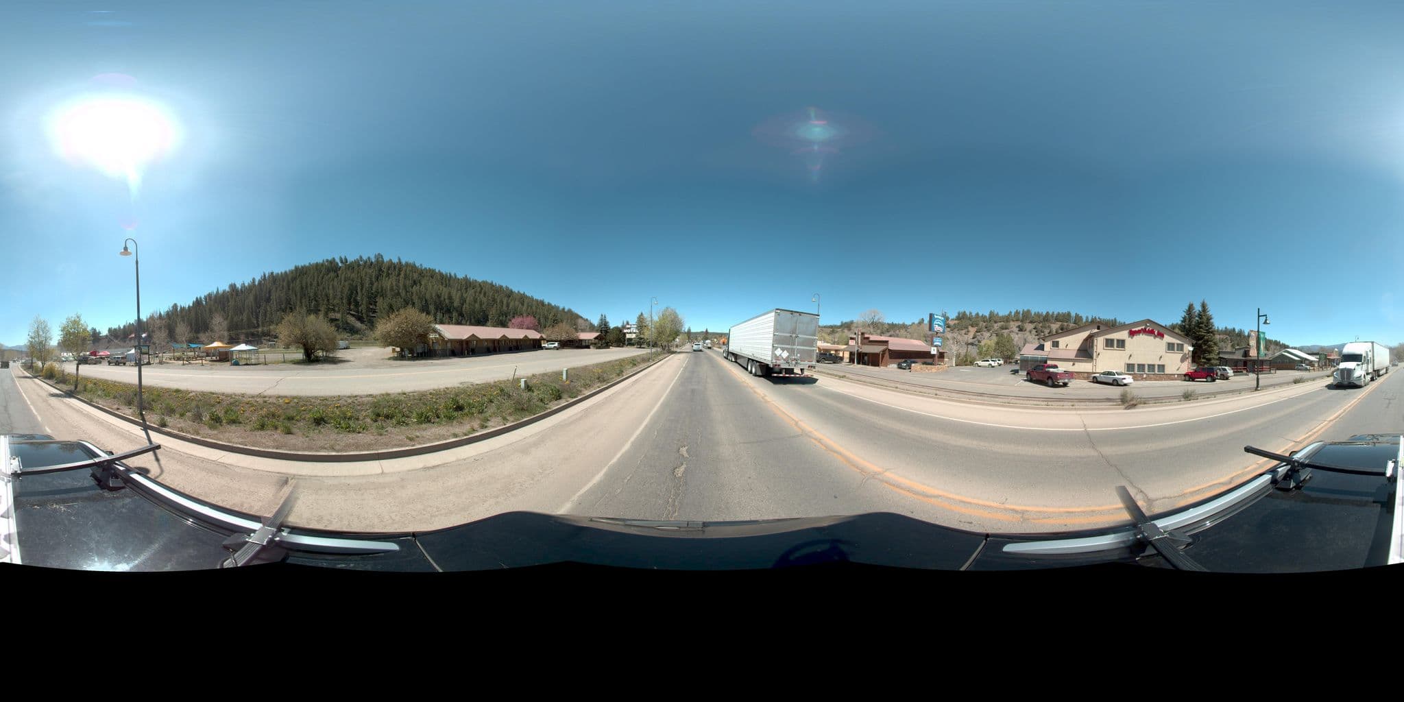 Street view near First Inn of Pagosa, Pagosa Springs — © rking (CC BY-SA · Mapillary)