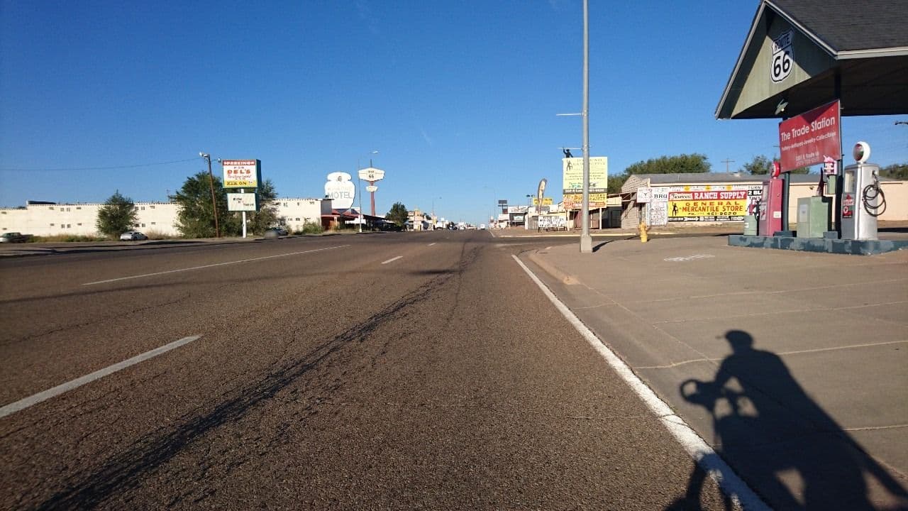 Street view near Travelodge Tucumcari, Tucumcari — © voschix (CC BY-SA · Mapillary)