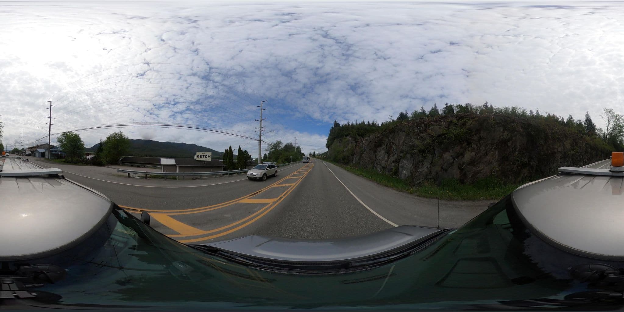 Street view near The Ketch Inn, Ketchikan — © tdbowthorpe_AKDOT (CC BY-SA · Mapillary)