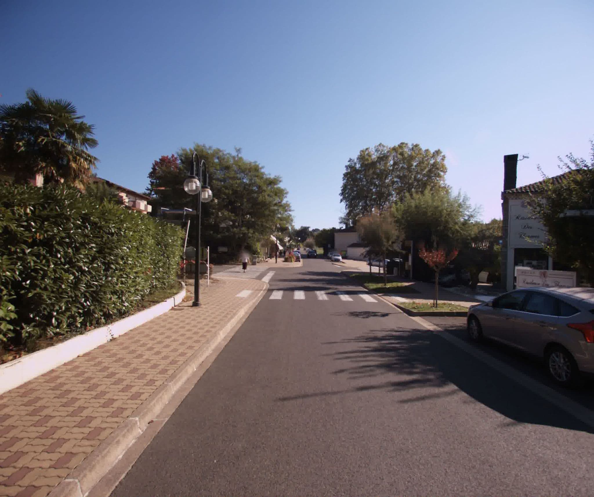 Street view near Hôtel Cante Grit, Cazaubon — © sogefi (CC BY-SA · Mapillary)