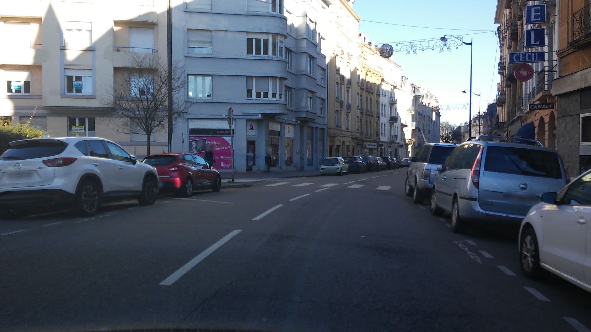 Street view near Hôtel Cecil Metz Gare, Metz — © locus57 (CC BY-SA · Mapillary)