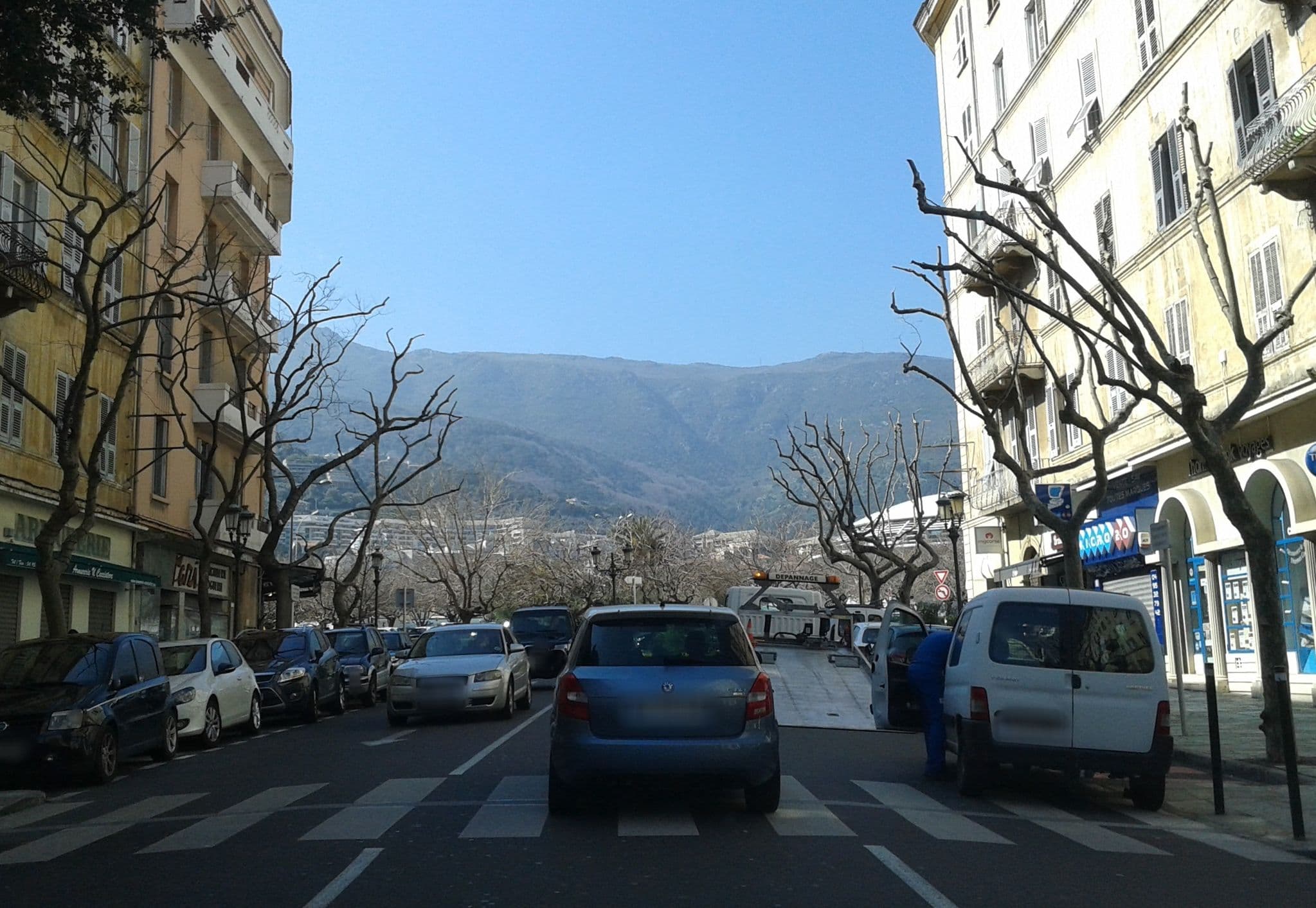 Street view near The Originals Boutique, Hôtel Les Voyageurs, Bastia (Qualys-Hotel), Bastia — © momix (CC BY-SA · Mapillary)