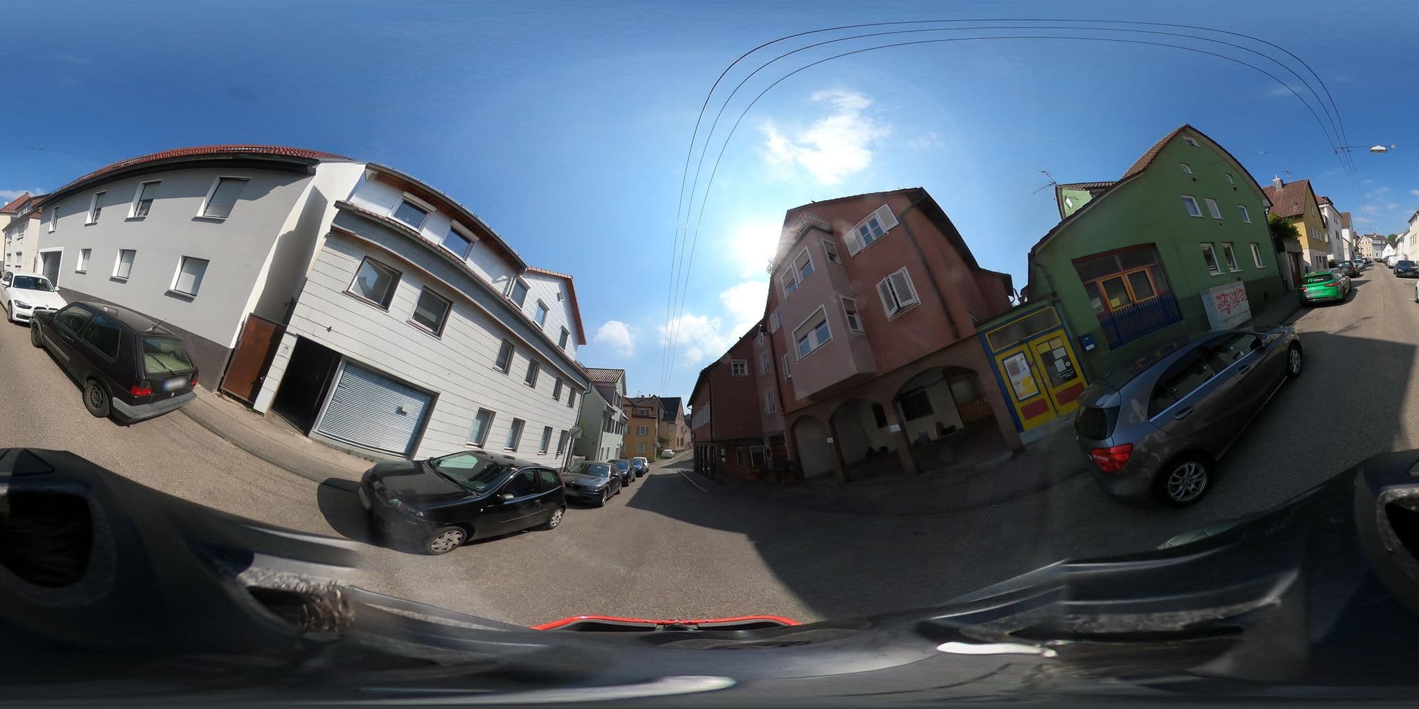 Street view near hotel schaible, Stuttgart Feuerbach — © artemis (CC BY-SA · Mapillary)