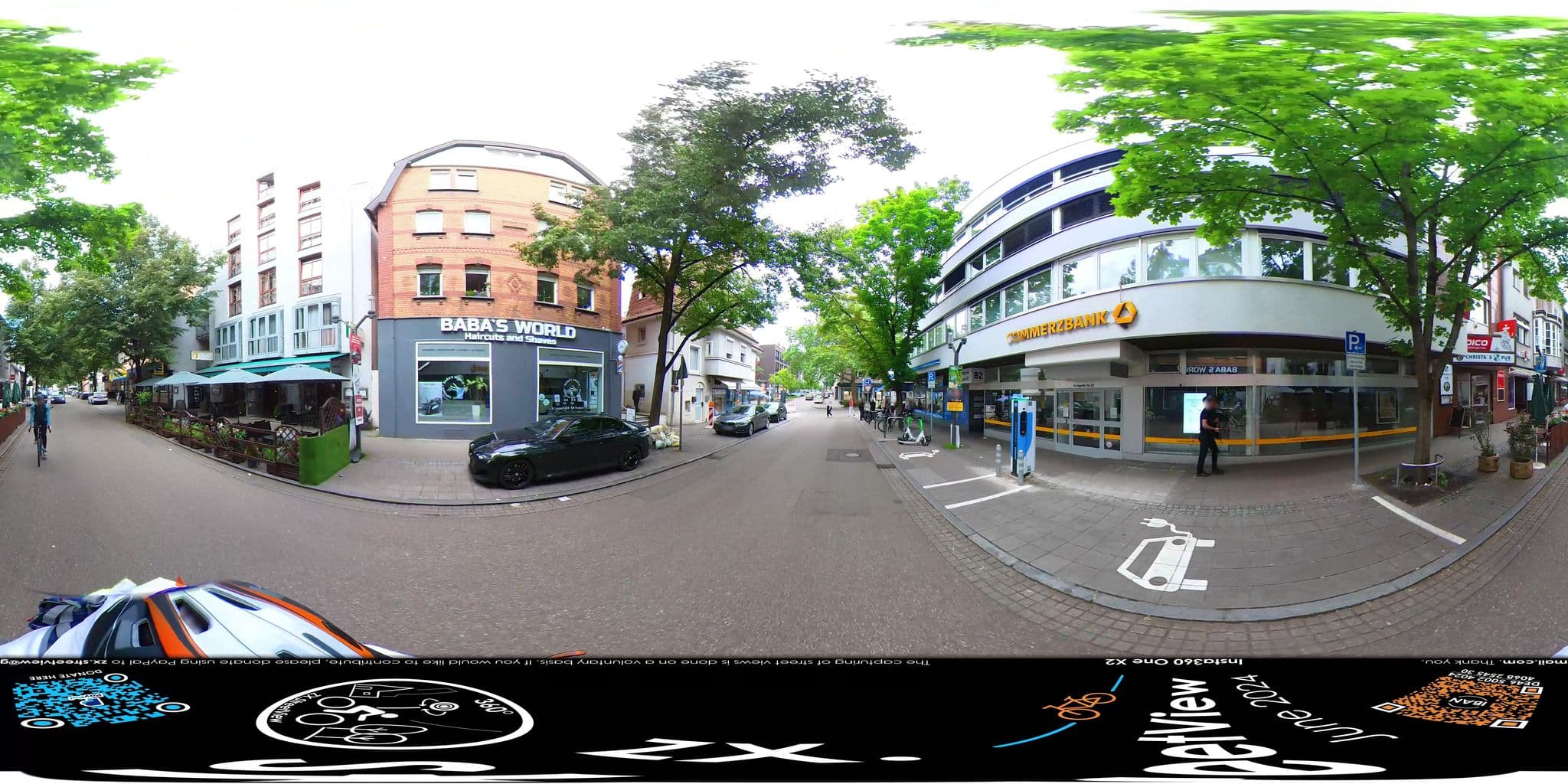 Street view near City Hotel Feuerbach, Stuttgart Feuerbach — © ZXStreetview (CC BY-SA · Mapillary)