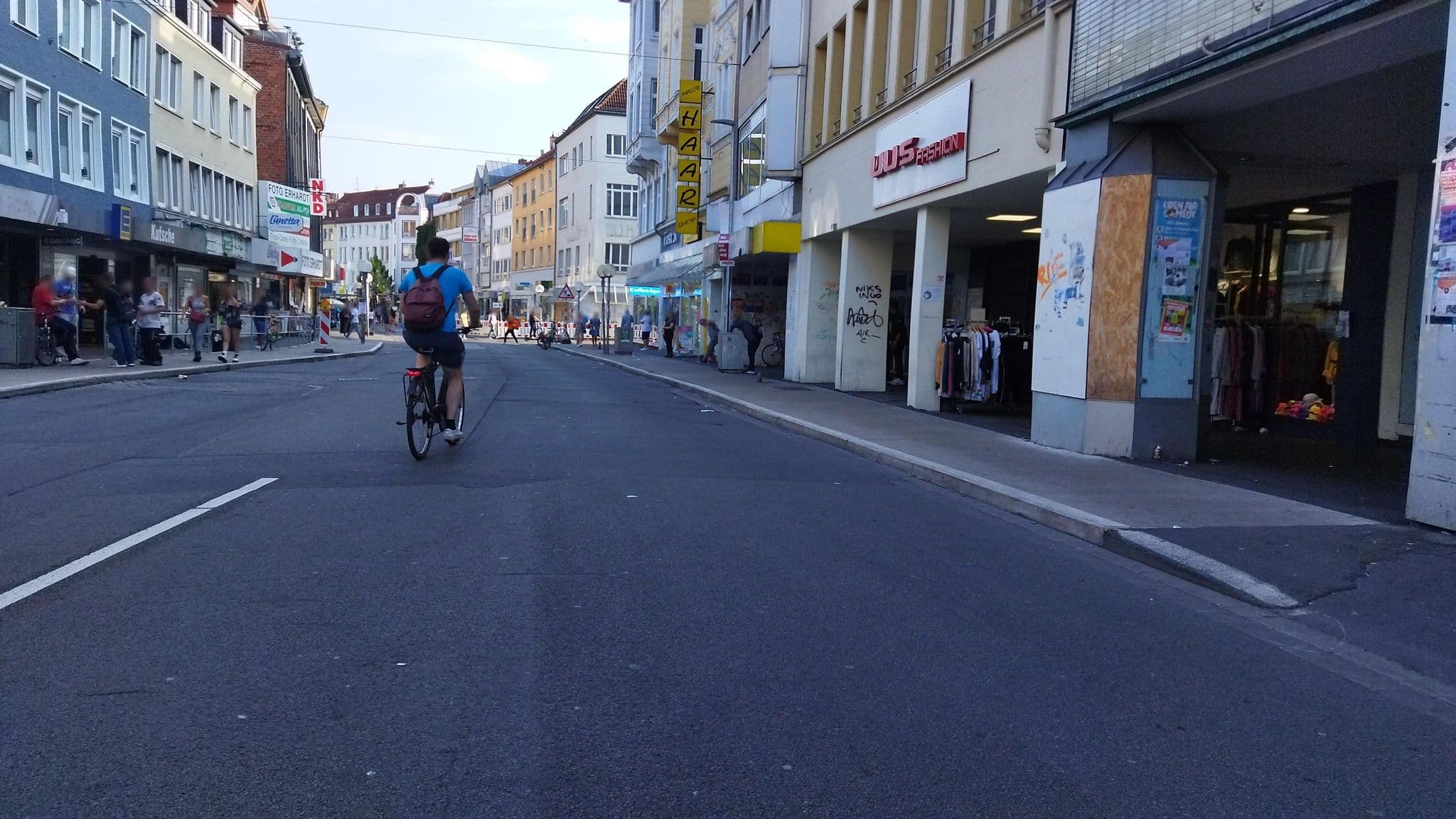 Street view near Hotel Meyer, Rest. Gerichtsklause, Osnabrück — © changchun1 (CC BY-SA · Mapillary)