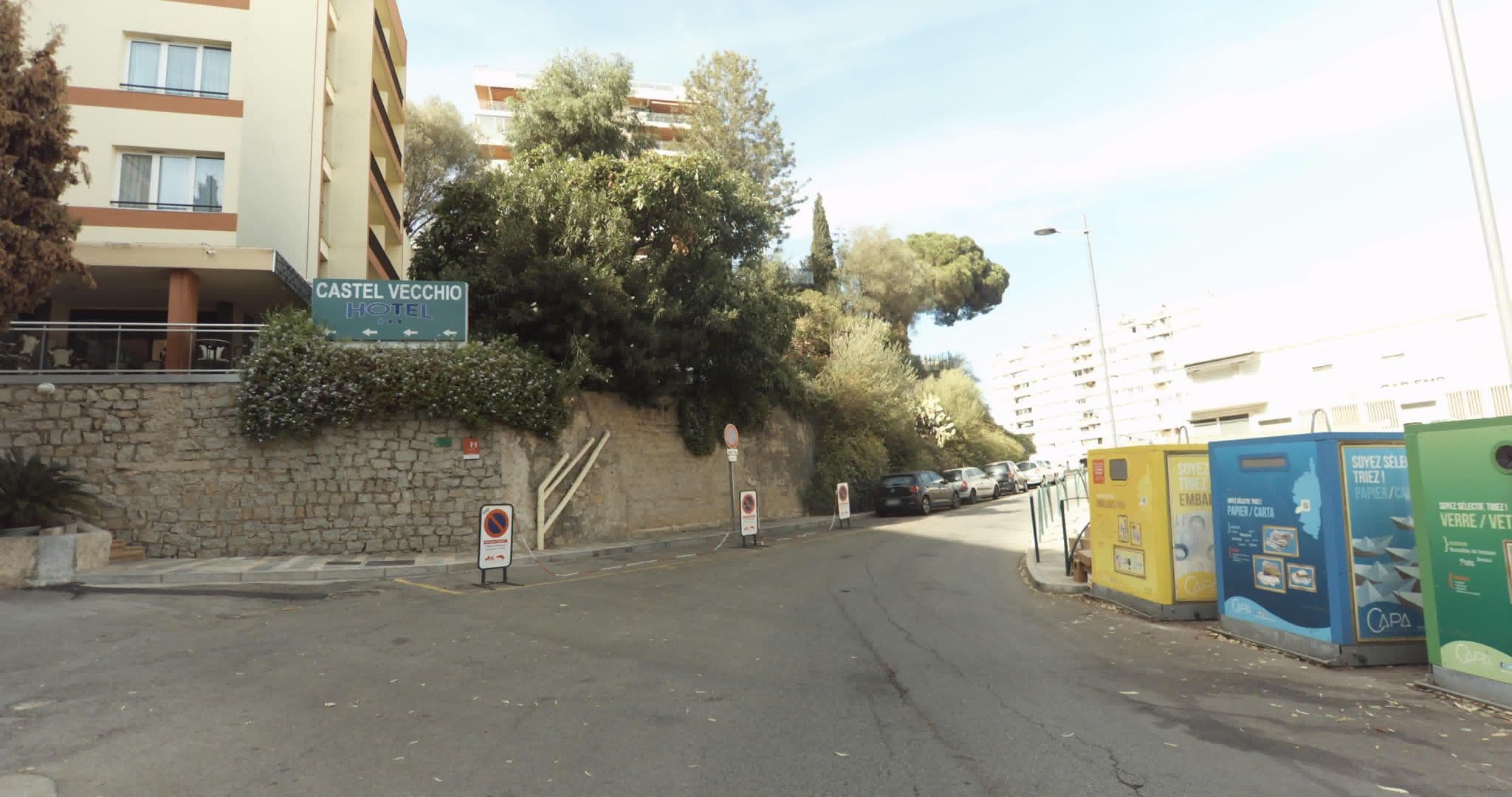 Street view near Castell Vecchio, Ajaccio — © sogefi (CC BY-SA · Mapillary)