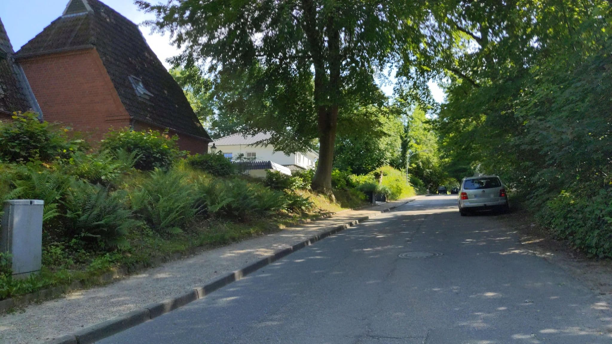 Street view near Reiterpension Marlie, Scharbeutz — © rasmustravemnd (CC BY-SA · Mapillary)