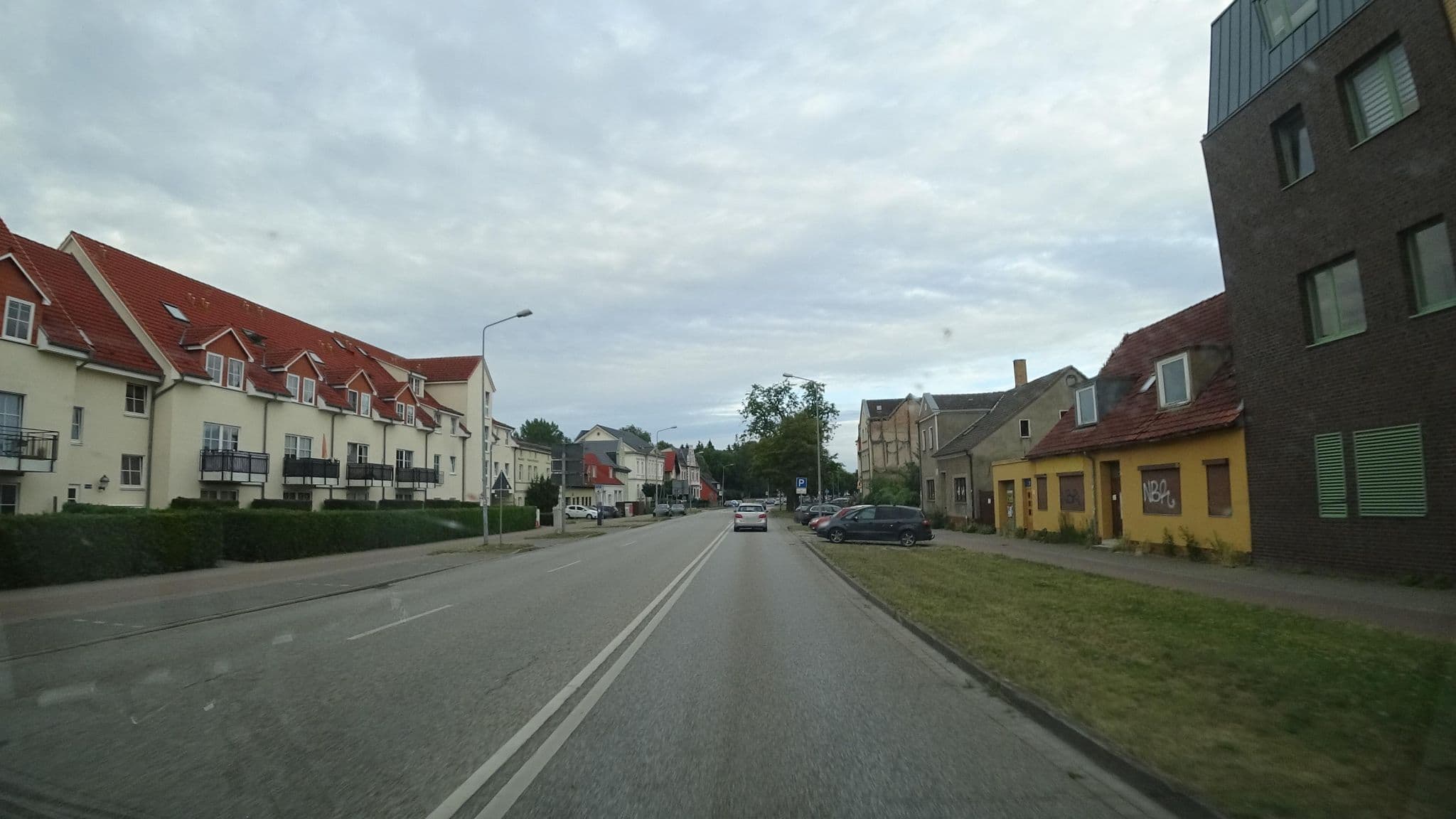 Street view near Pension Marieneck, Universitäts- und Hansestadt Greifswald — © flohoff (CC BY-SA · Mapillary)