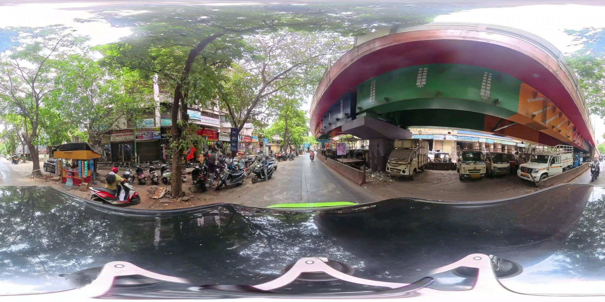 Street view near Hotel Ginger Thane, Thāne — © skysign (CC BY-SA · Mapillary)