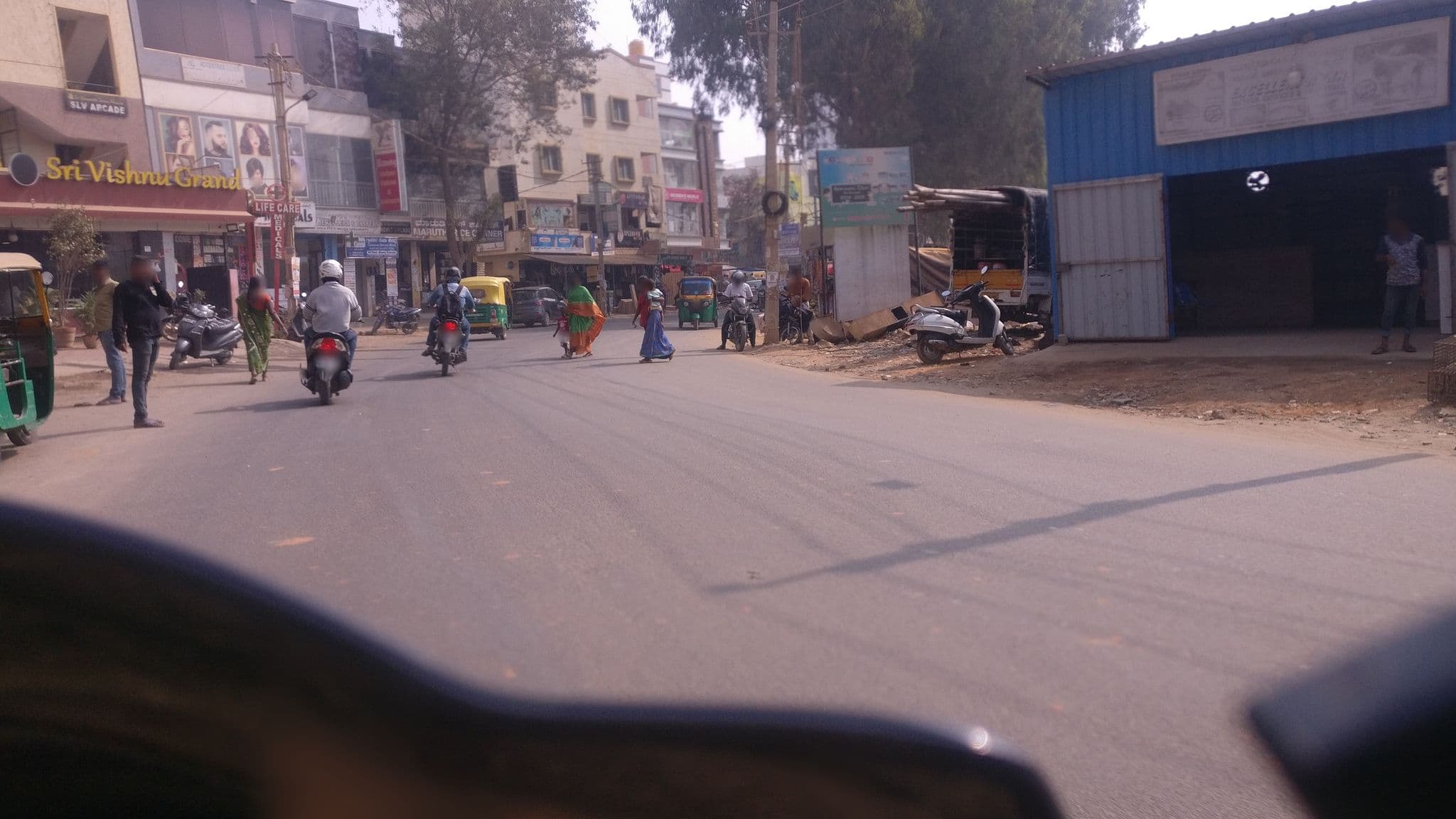 Street view near Sri Vishnu Grand, koppana Agrahara — © johnichan (CC BY-SA · Mapillary)