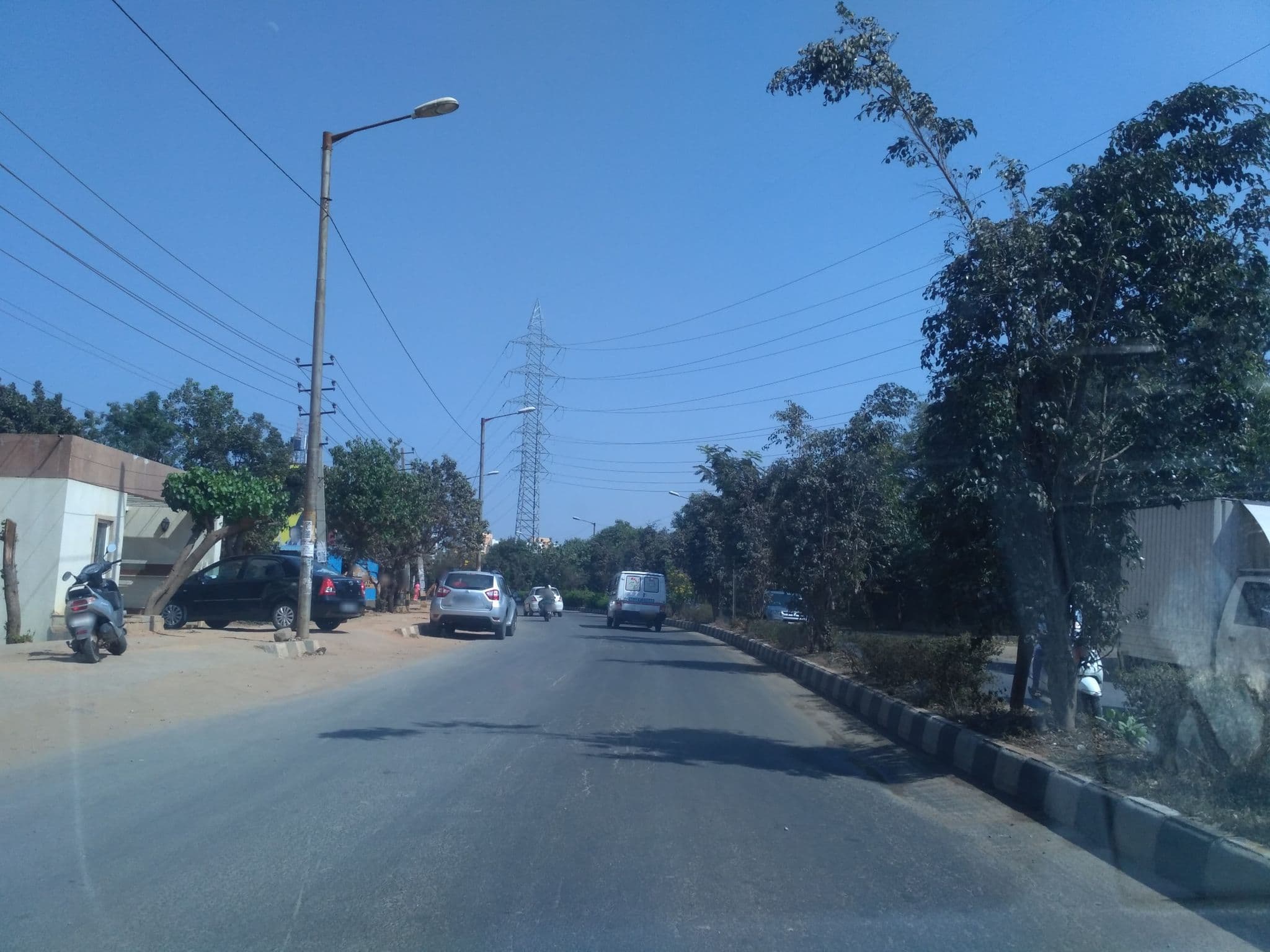 Street view near Hotel Prabha International, Yelahanka — © chethan (CC BY-SA · Mapillary)