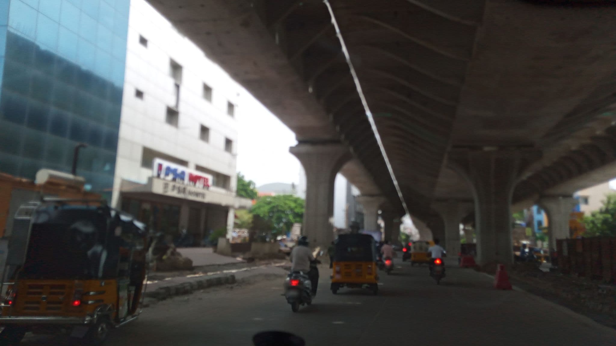 Street view near Psr Hotel, Tirupati — © pradeepbv (CC BY-SA · Mapillary)