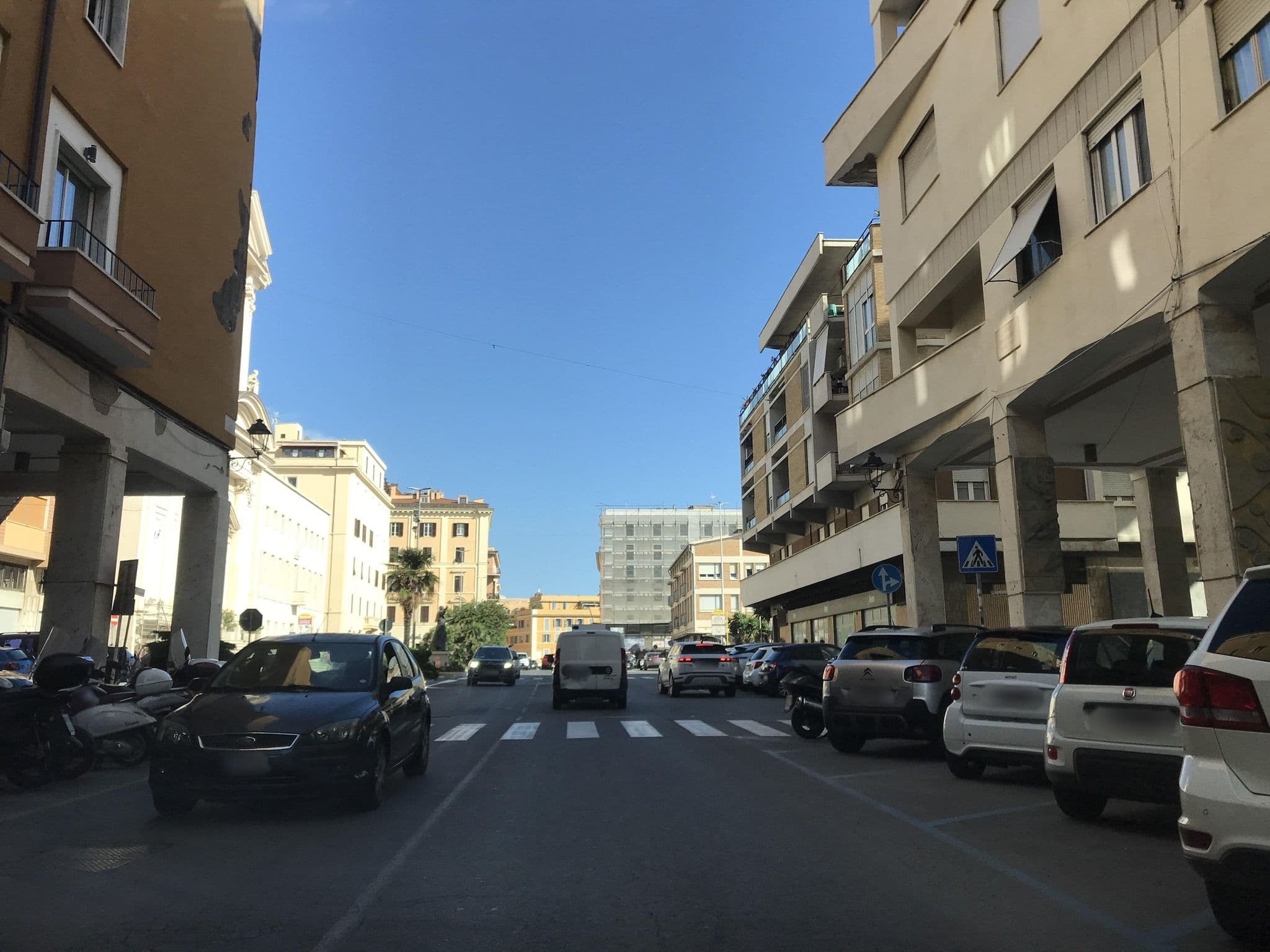 Street view near B&B Il Ponentino, Civitavecchia — © panbauletto (CC BY-SA · Mapillary)